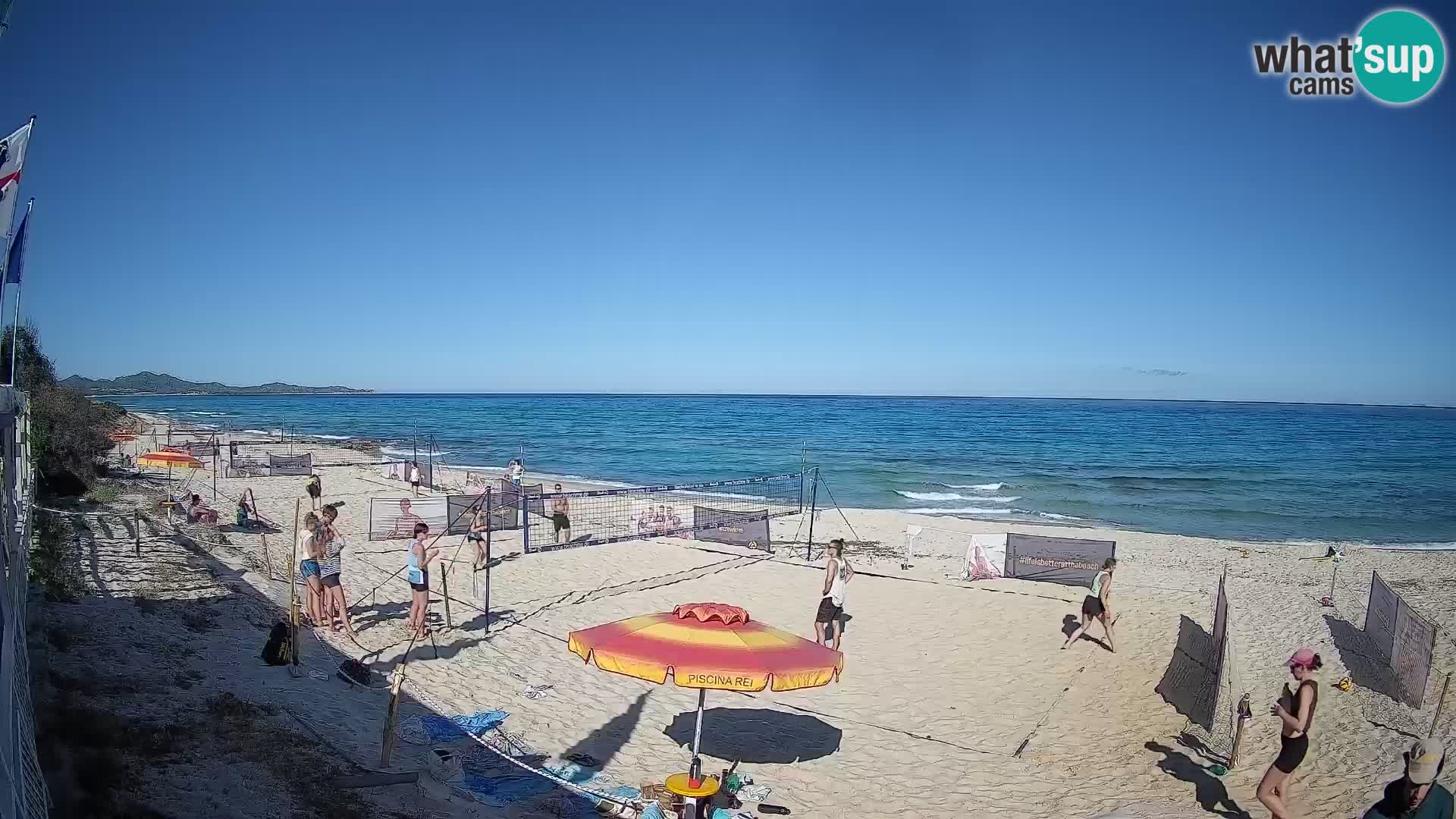 Webcam Piscina Rei – Vue en direct depuis Costa Rei, Muravera