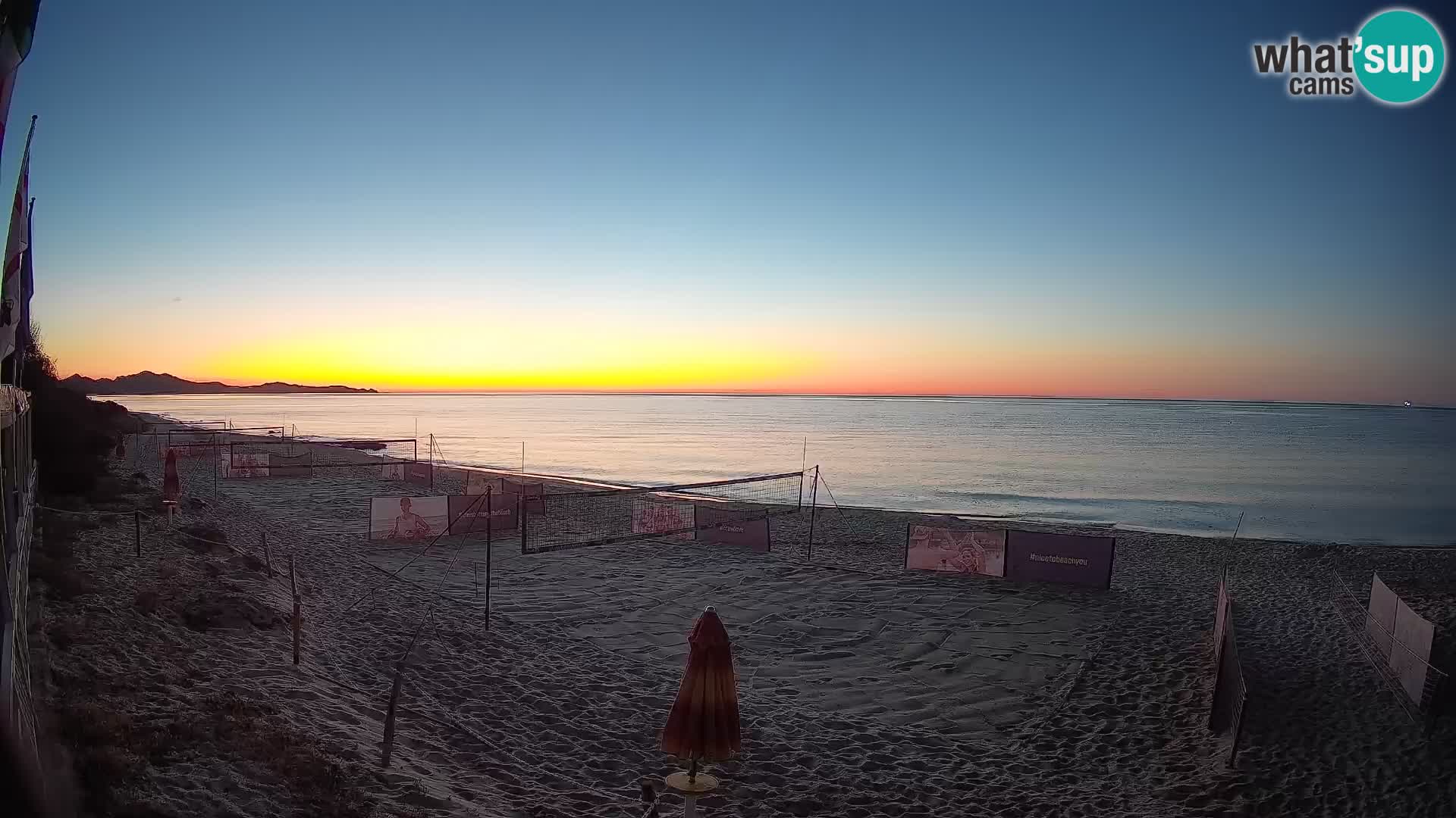Webcam Piscina Rei – Vista live da Costa Rei, Muravera