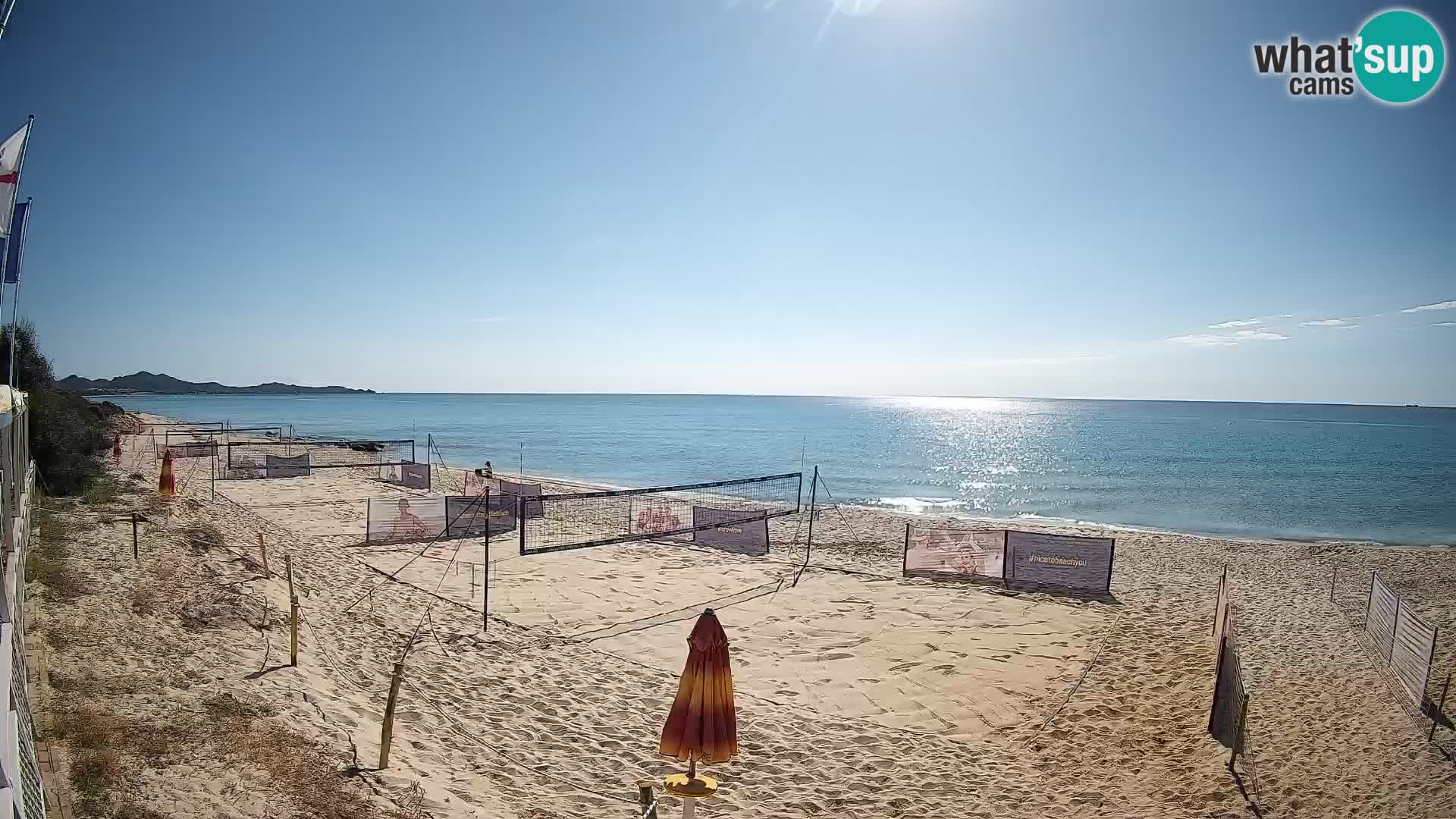 Webcam Piscina Rei – Vista live da Costa Rei, Muravera