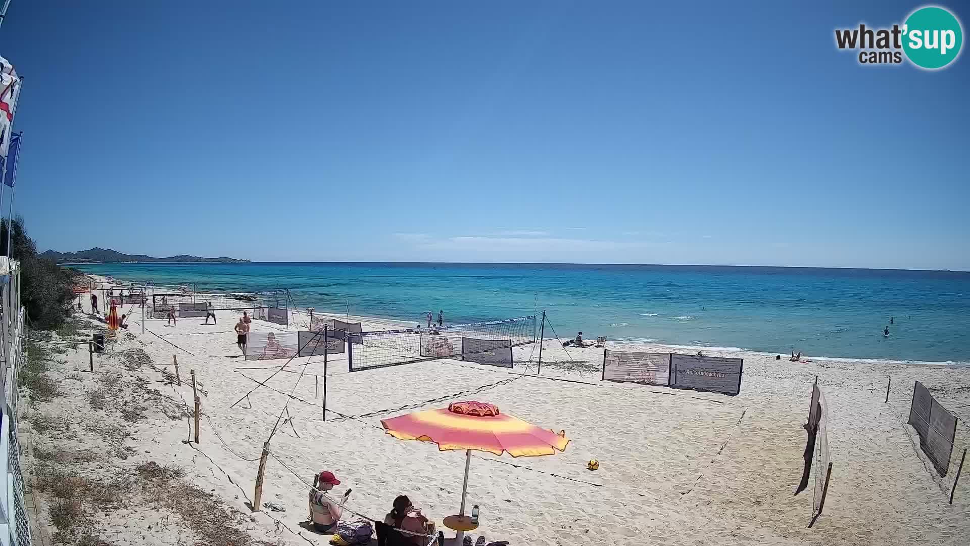 Webcam Piscina Rei – Vista en directo desde Costa Rei, Muravera