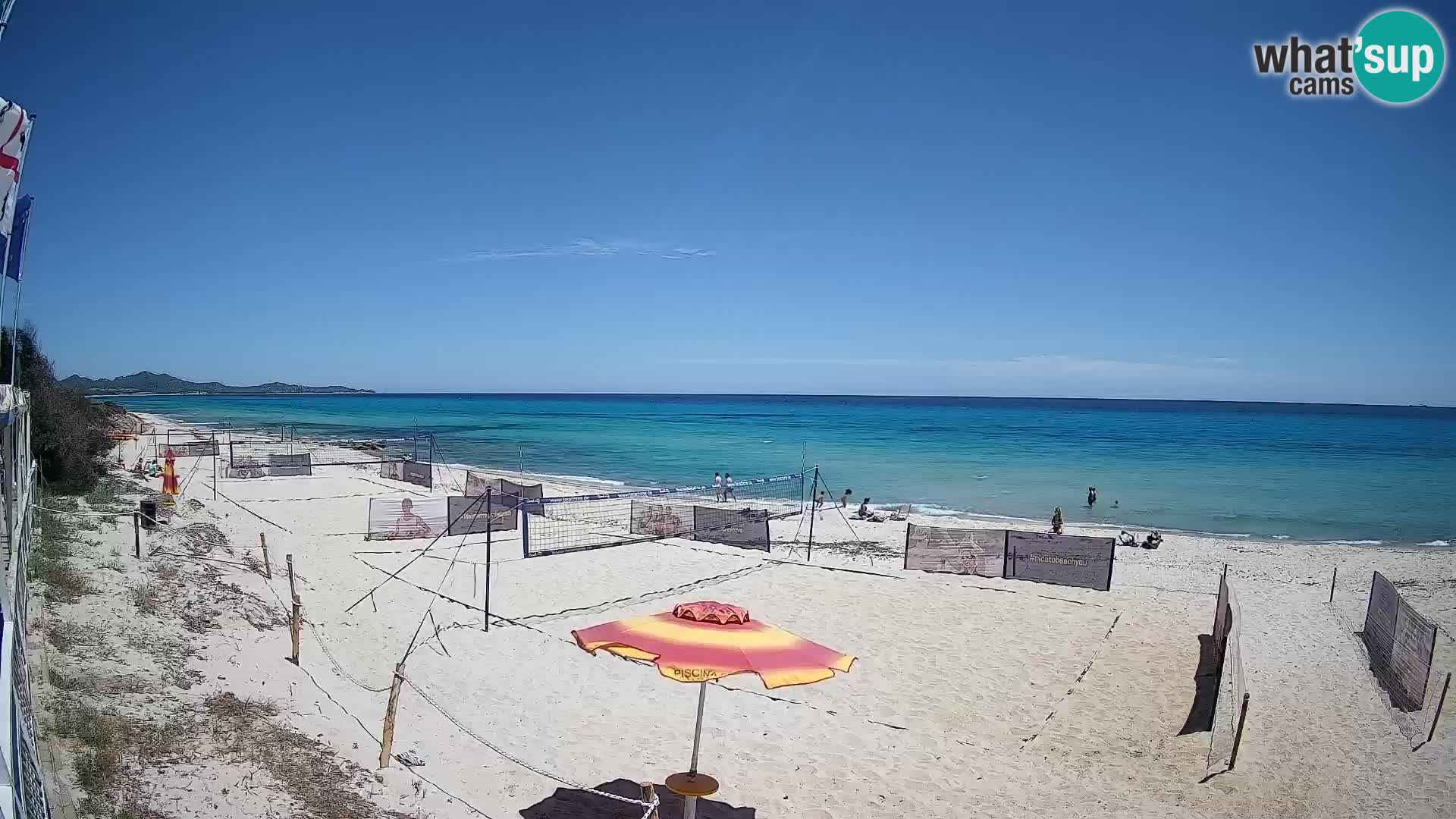 Webcam Piscina Rei – Vue en direct depuis Costa Rei, Muravera