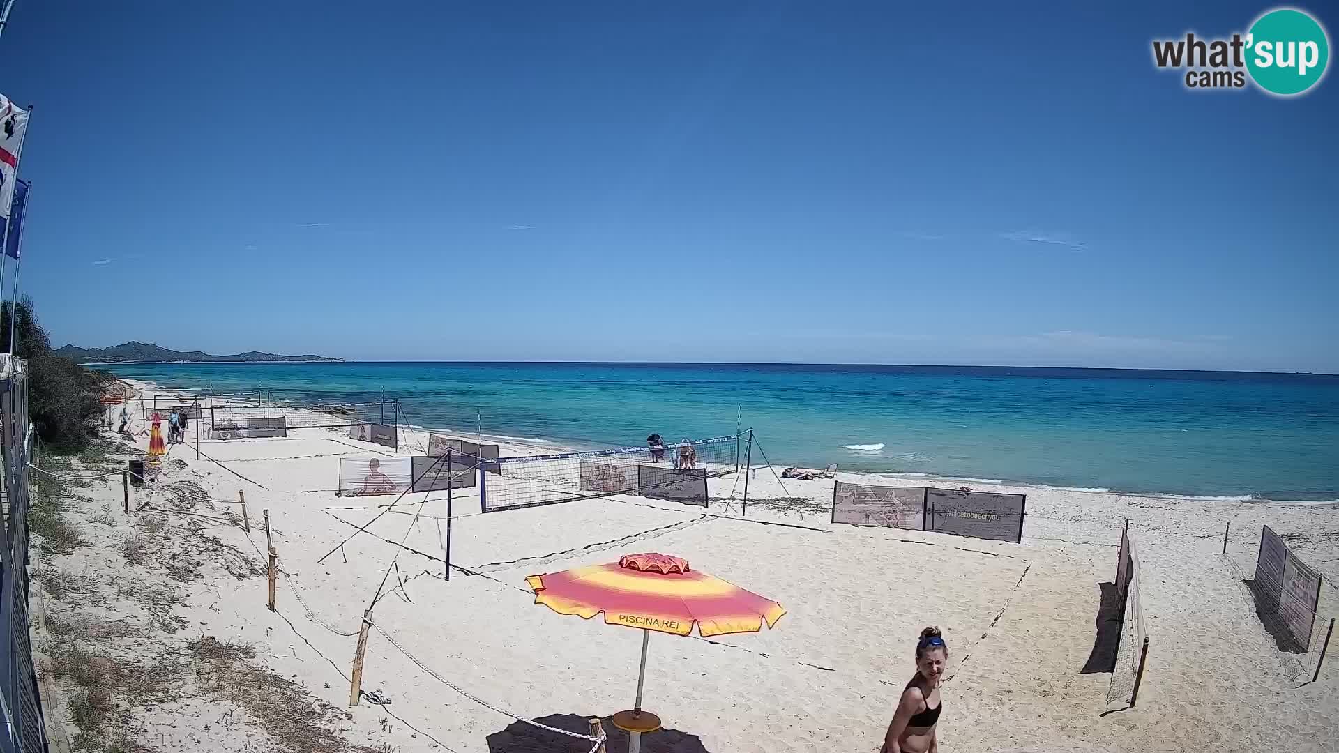 Web kamera Piscina Rei – Pogled uživo iz Costa Rei, Muravera
