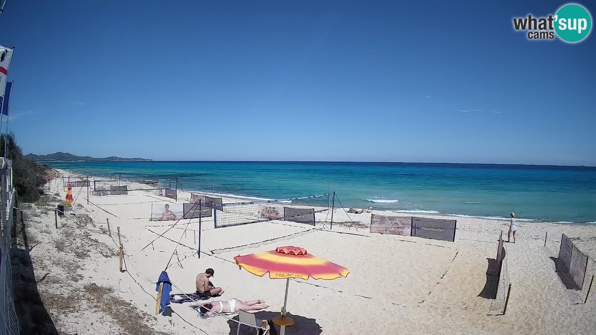 Web kamera Piscina Rei – Pogled uživo iz Costa Rei, Muravera