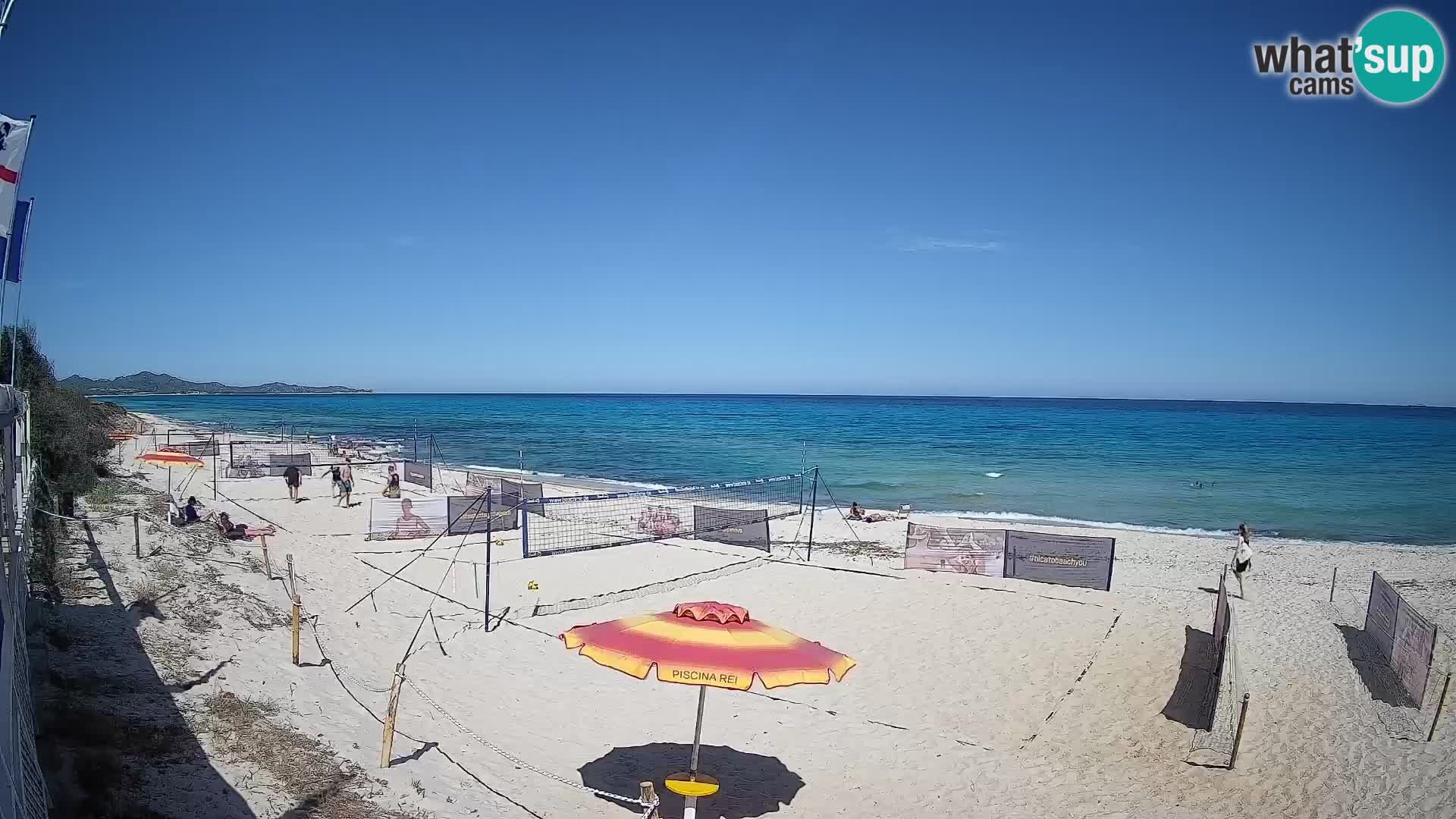 Spletna kamera Piscina Rei – Pogled v živo iz Costa Rei, Muravera