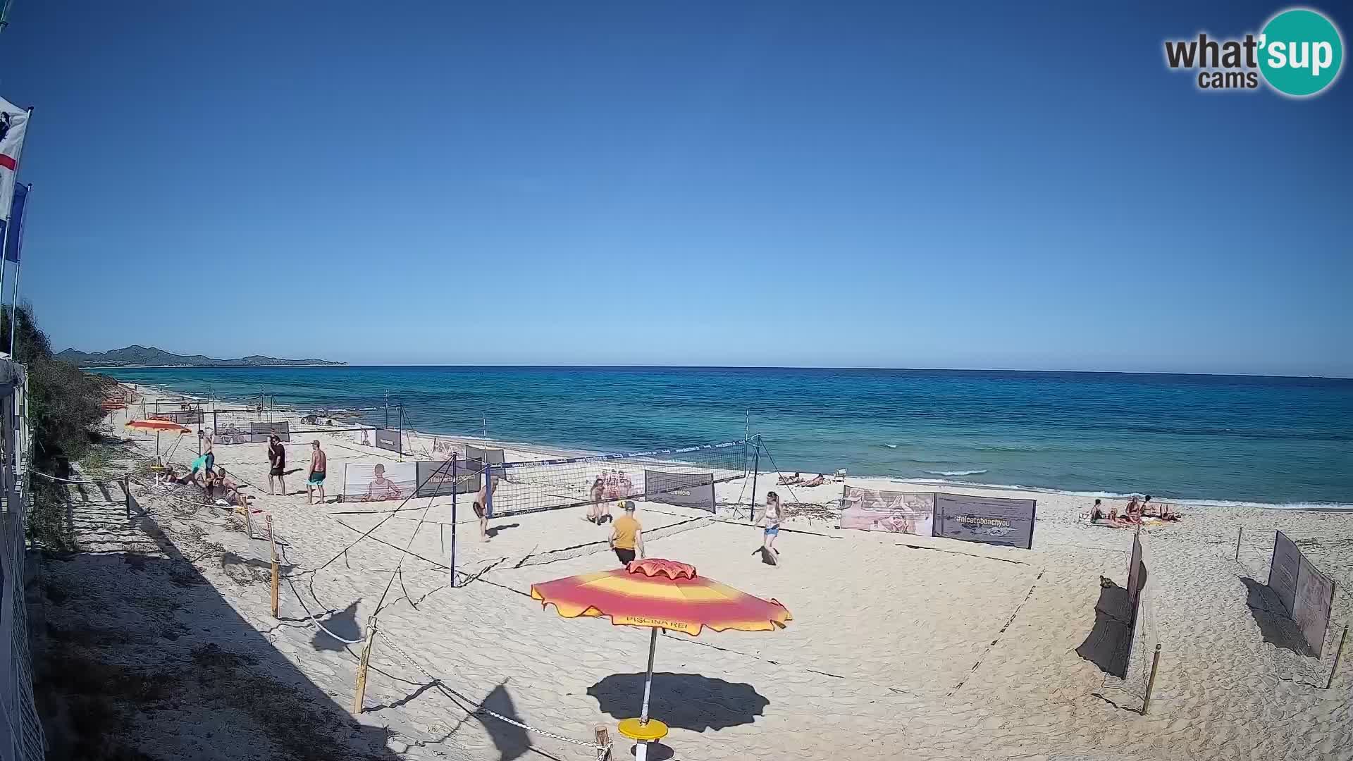 Webcam Piscina Rei – Vista live da Costa Rei, Muravera