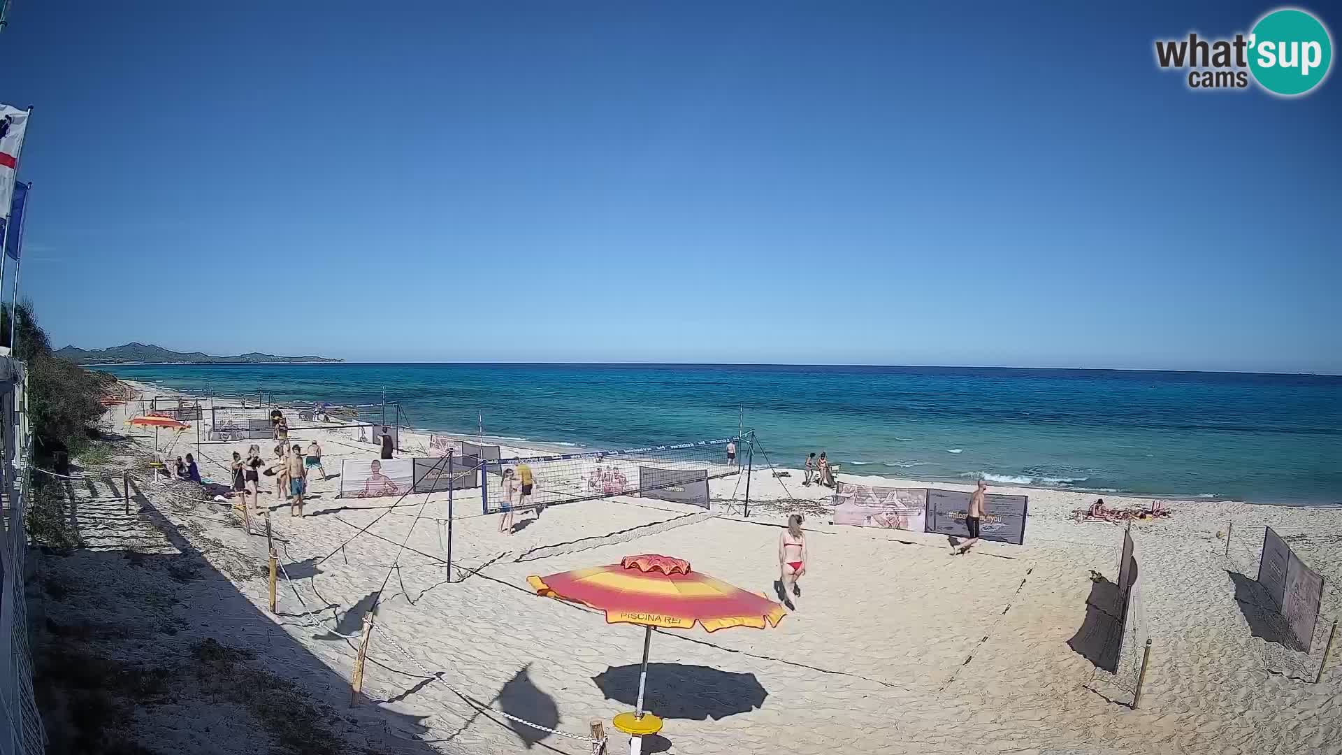 Web kamera Piscina Rei – Pogled uživo iz Costa Rei, Muravera