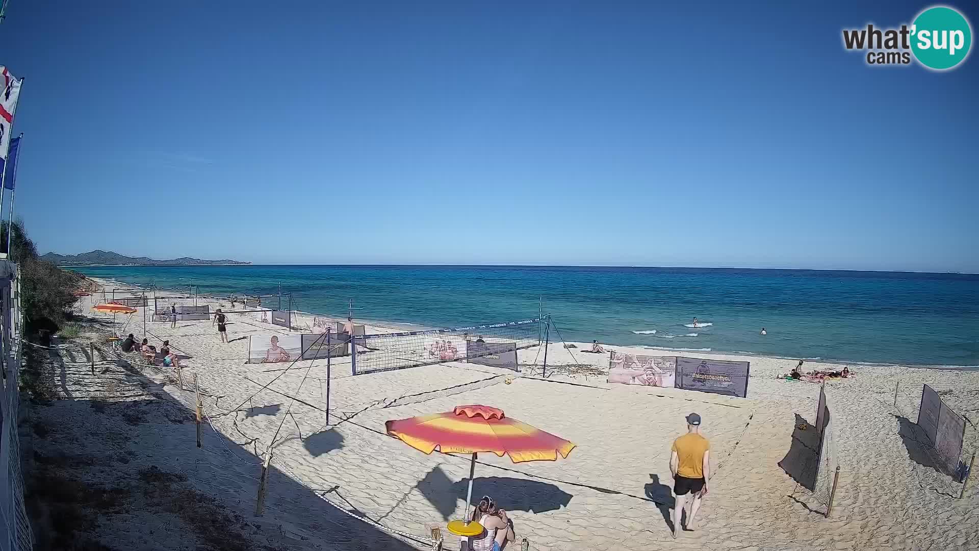 Webcam Piscina Rei – Vista en directo desde Costa Rei, Muravera