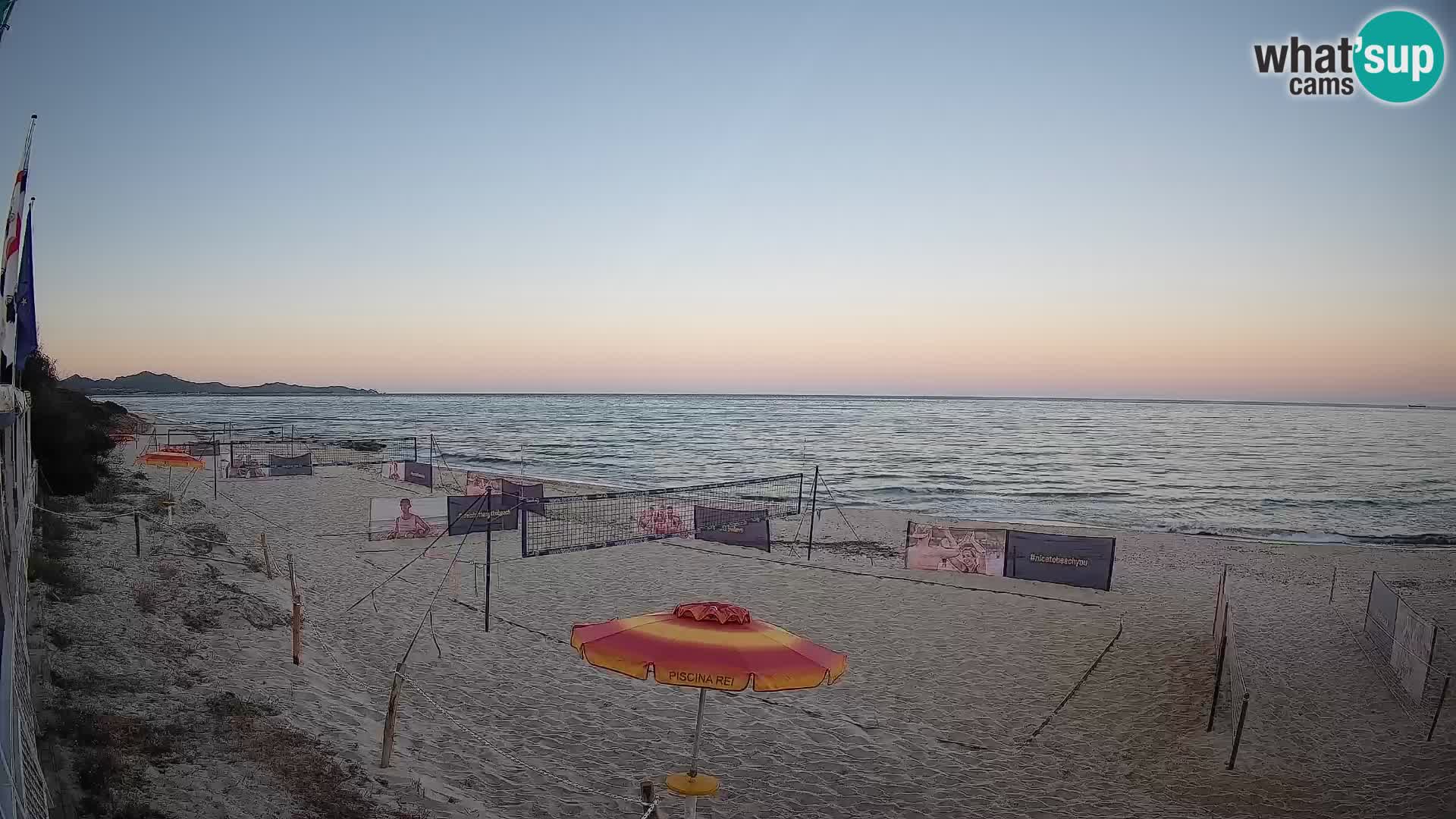 Webcam Piscina Rei – Vista live da Costa Rei, Muravera