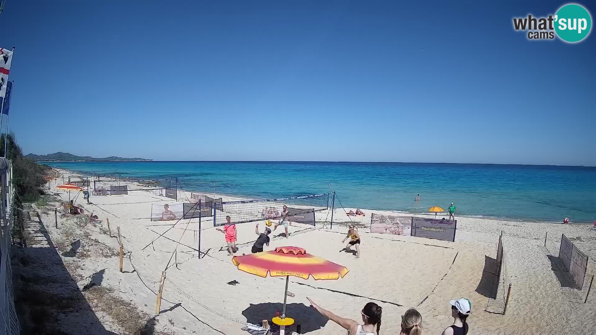 Webcam Piscina Rei – Vista live da Costa Rei, Muravera