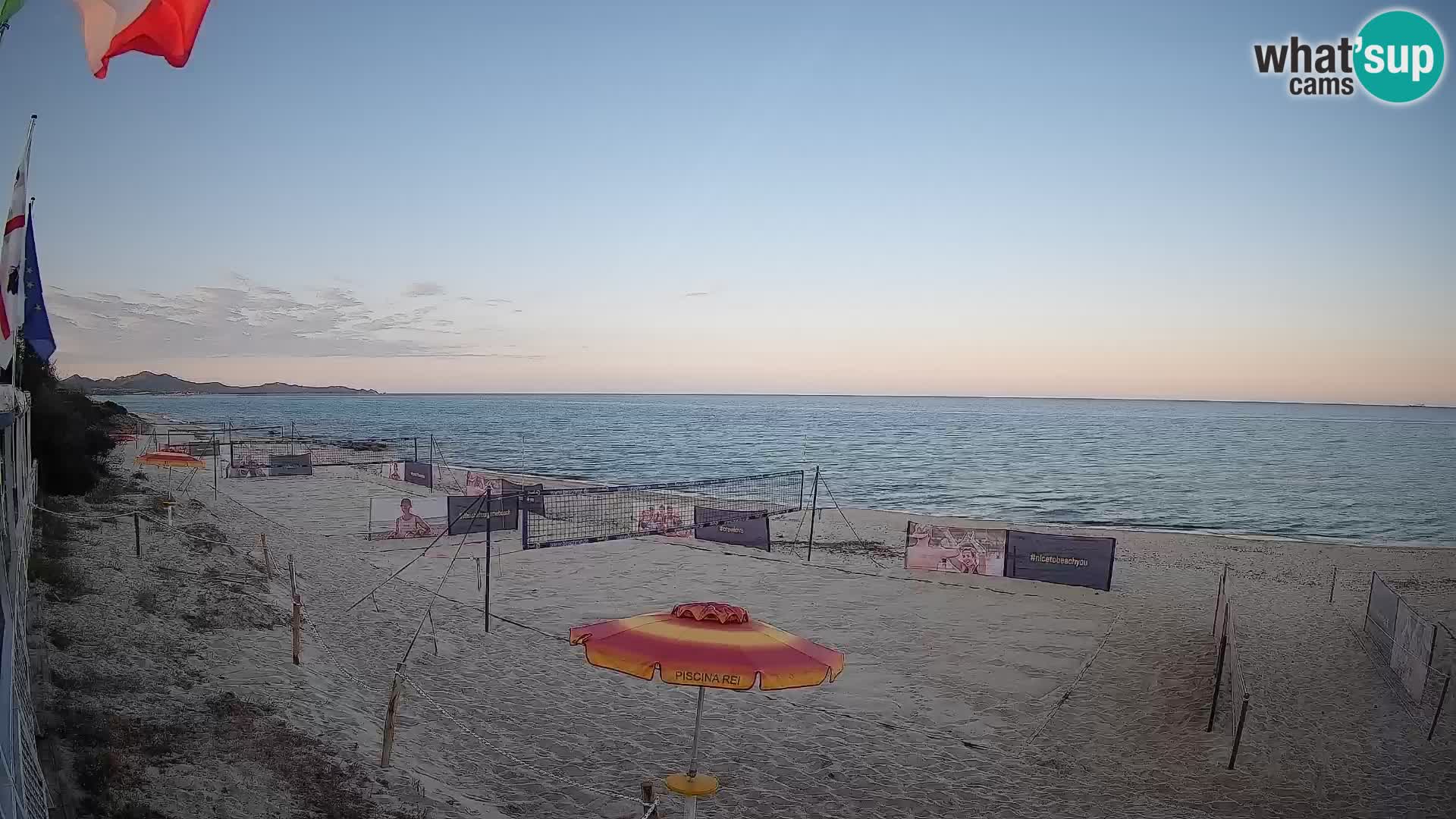 Webcam Piscina Rei – Vista en directo desde Costa Rei, Muravera