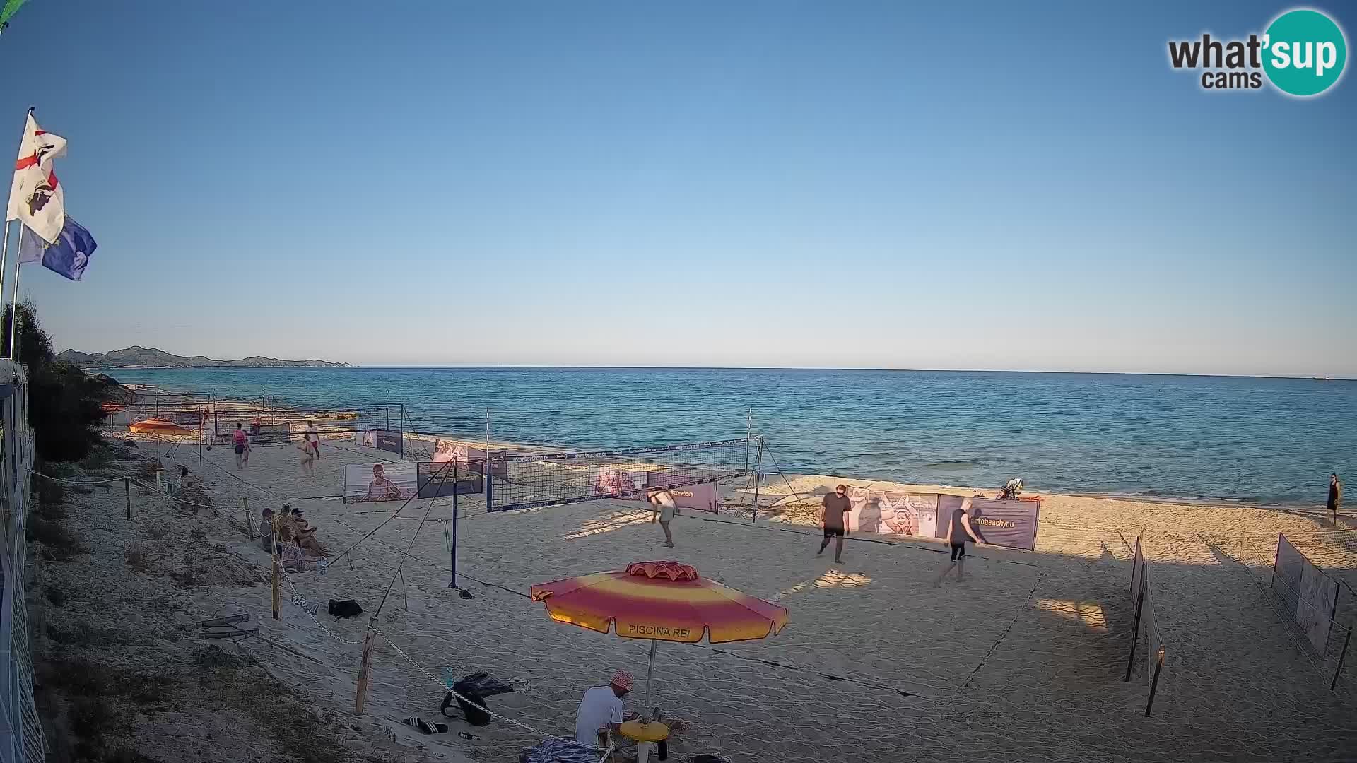 Webcam Piscina Rei – Vista live da Costa Rei, Muravera