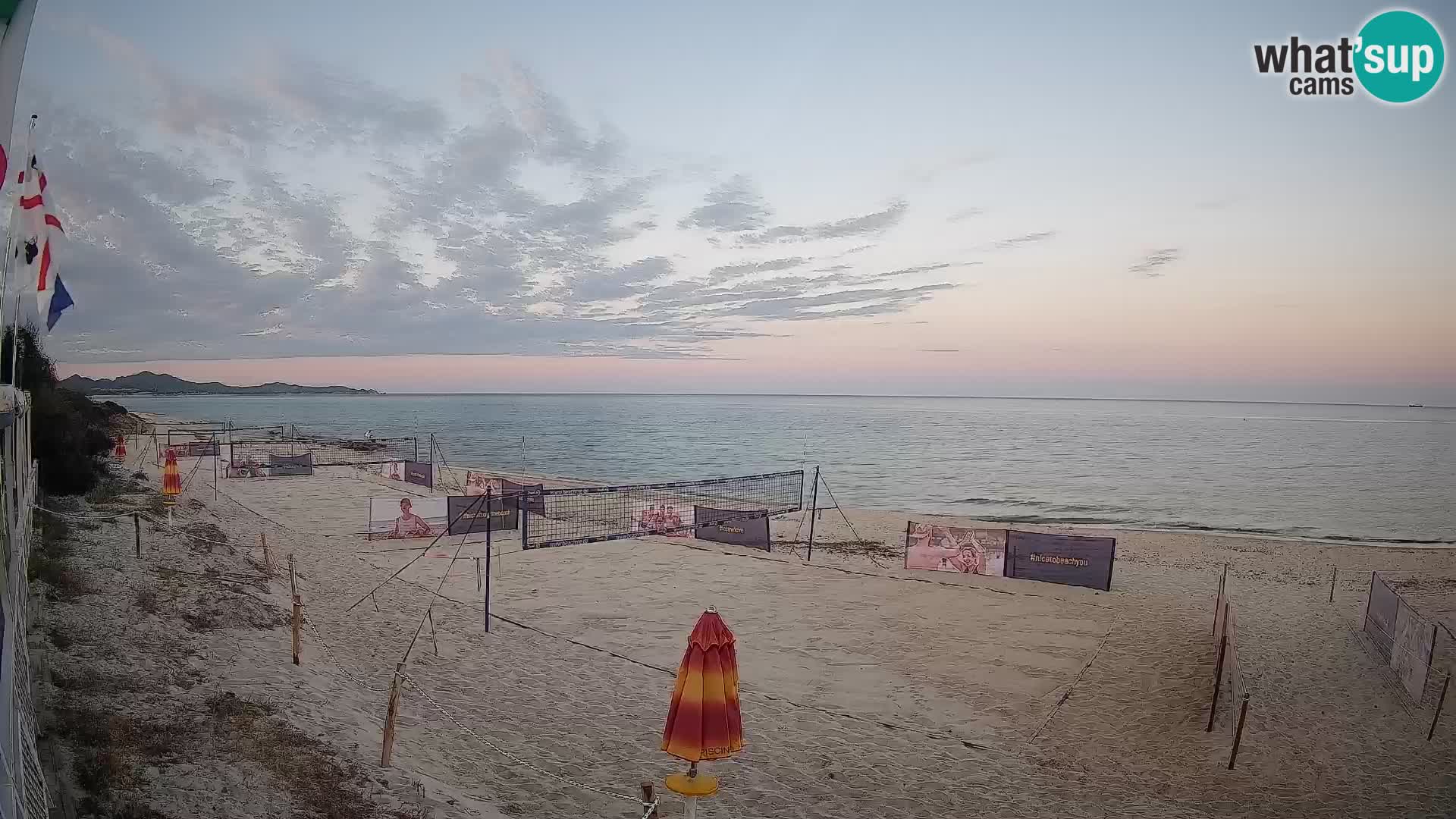 Webcam Piscina Rei – Vista live da Costa Rei, Muravera