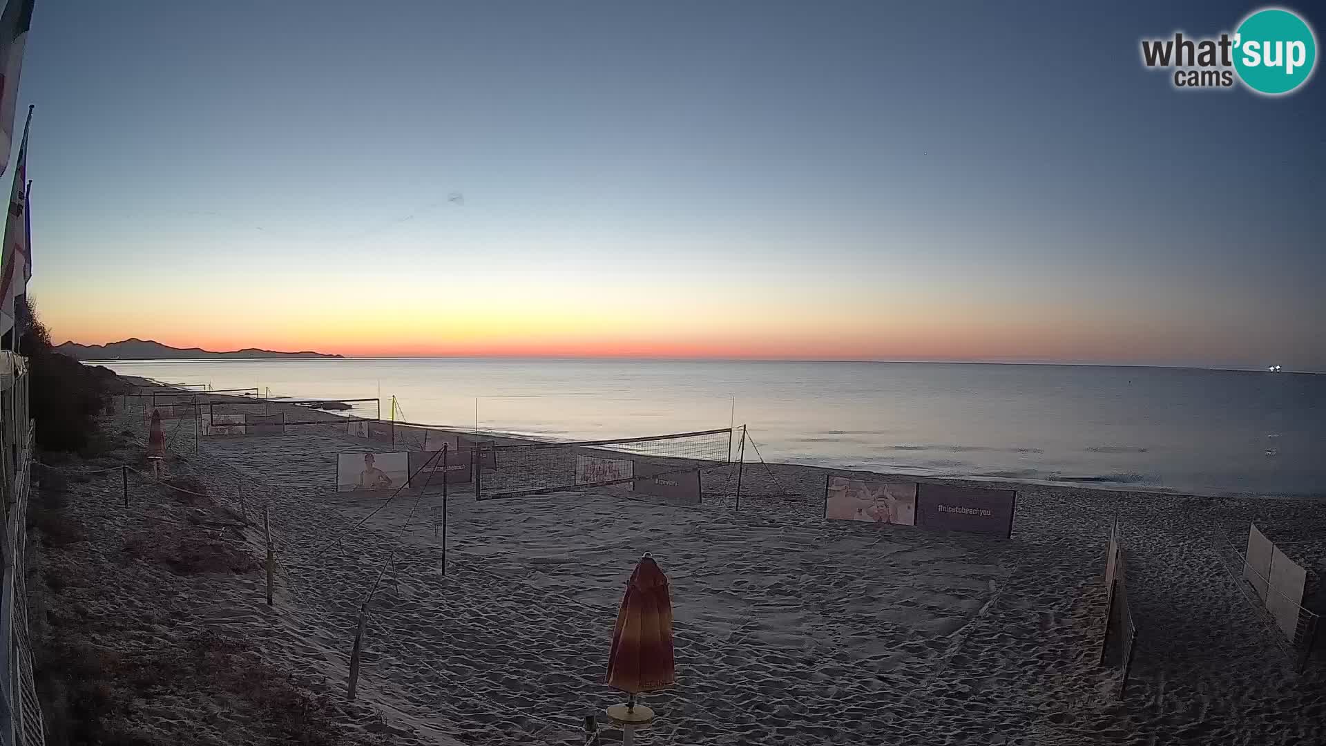 Webcam Piscina Rei – Vista live da Costa Rei, Muravera