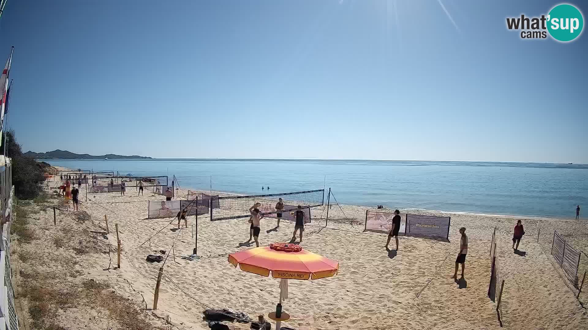 Spletna kamera Piscina Rei – Pogled v živo iz Costa Rei, Muravera