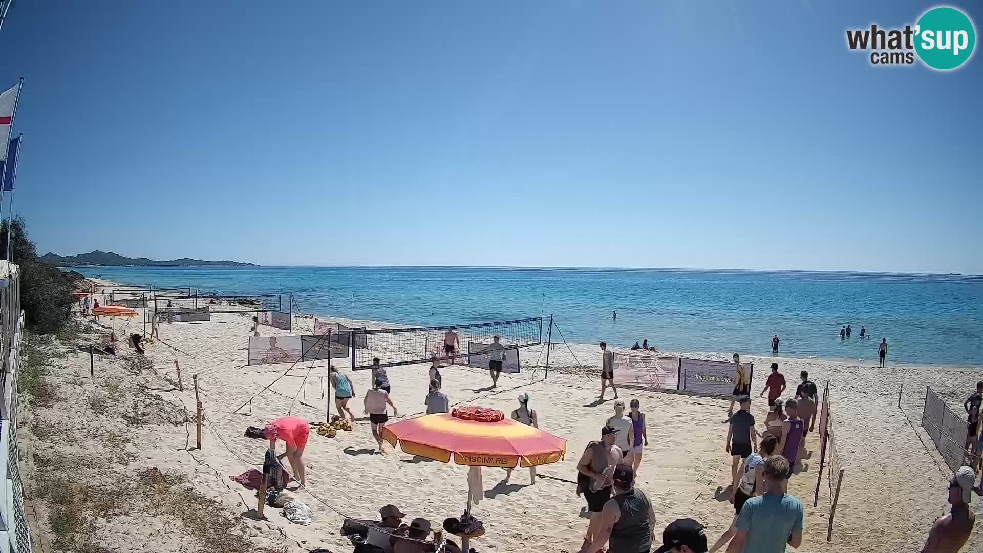 Webcam Piscina Rei – Vista en directo desde Costa Rei, Muravera