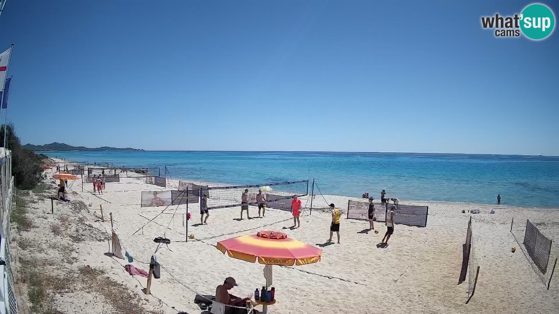 Webcam Piscina Rei – Vista en directo desde Costa Rei, Muravera