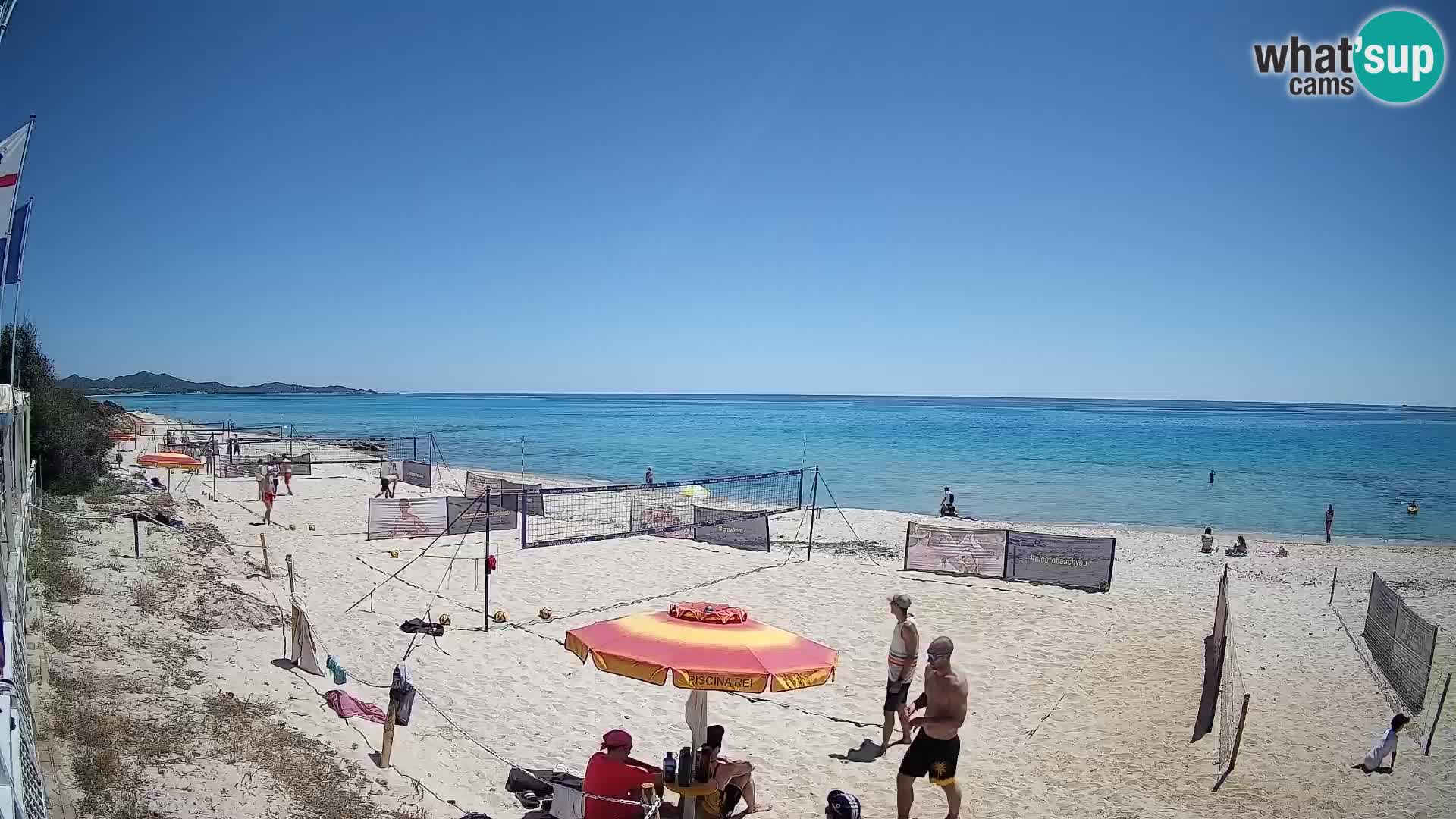 Spletna kamera Piscina Rei – Pogled v živo iz Costa Rei, Muravera
