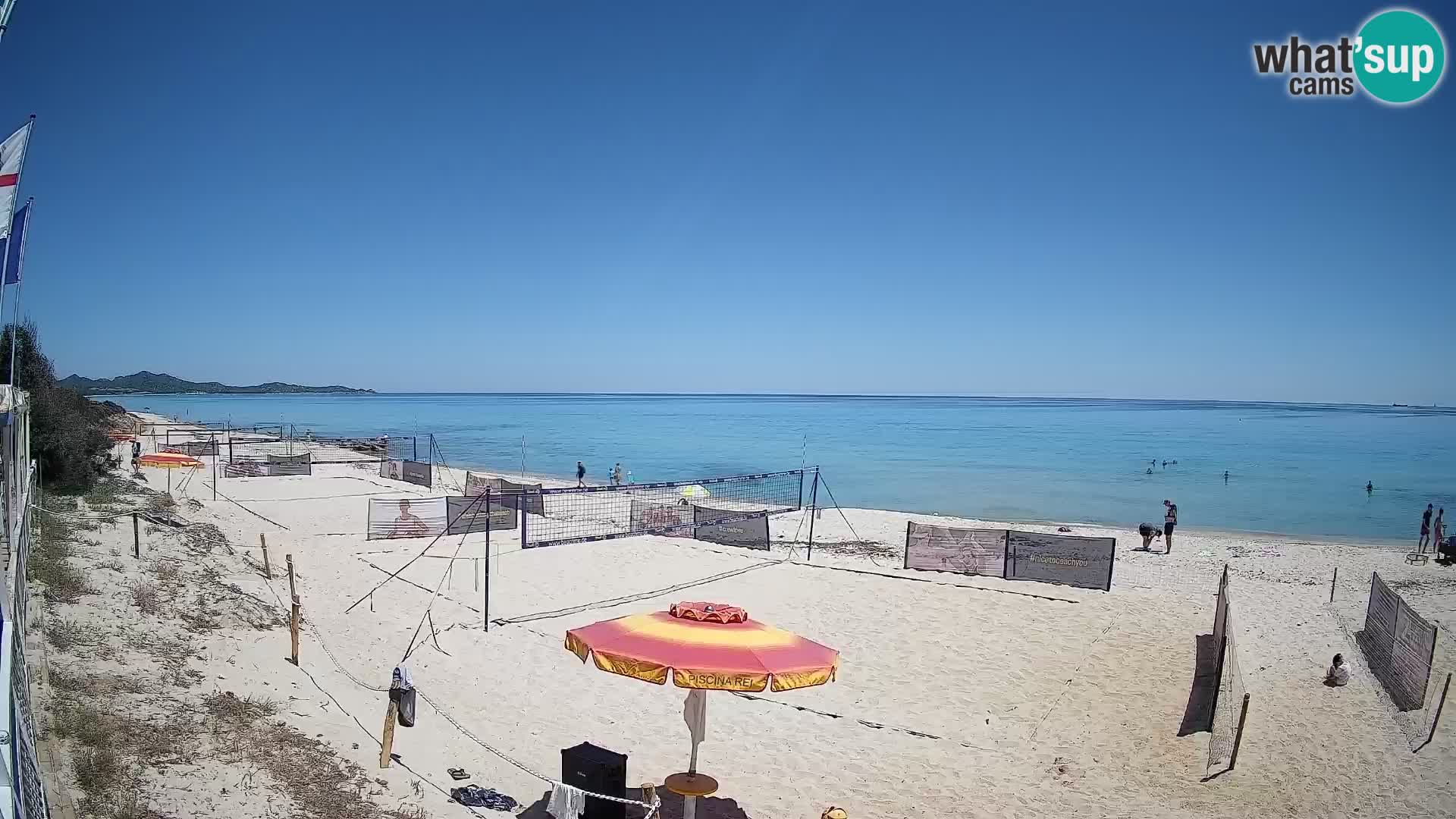 Webcam Piscina Rei – Vue en direct depuis Costa Rei, Muravera
