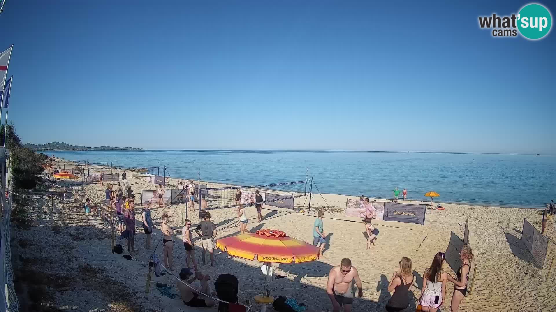 Webcam Piscina Rei – Vue en direct depuis Costa Rei, Muravera