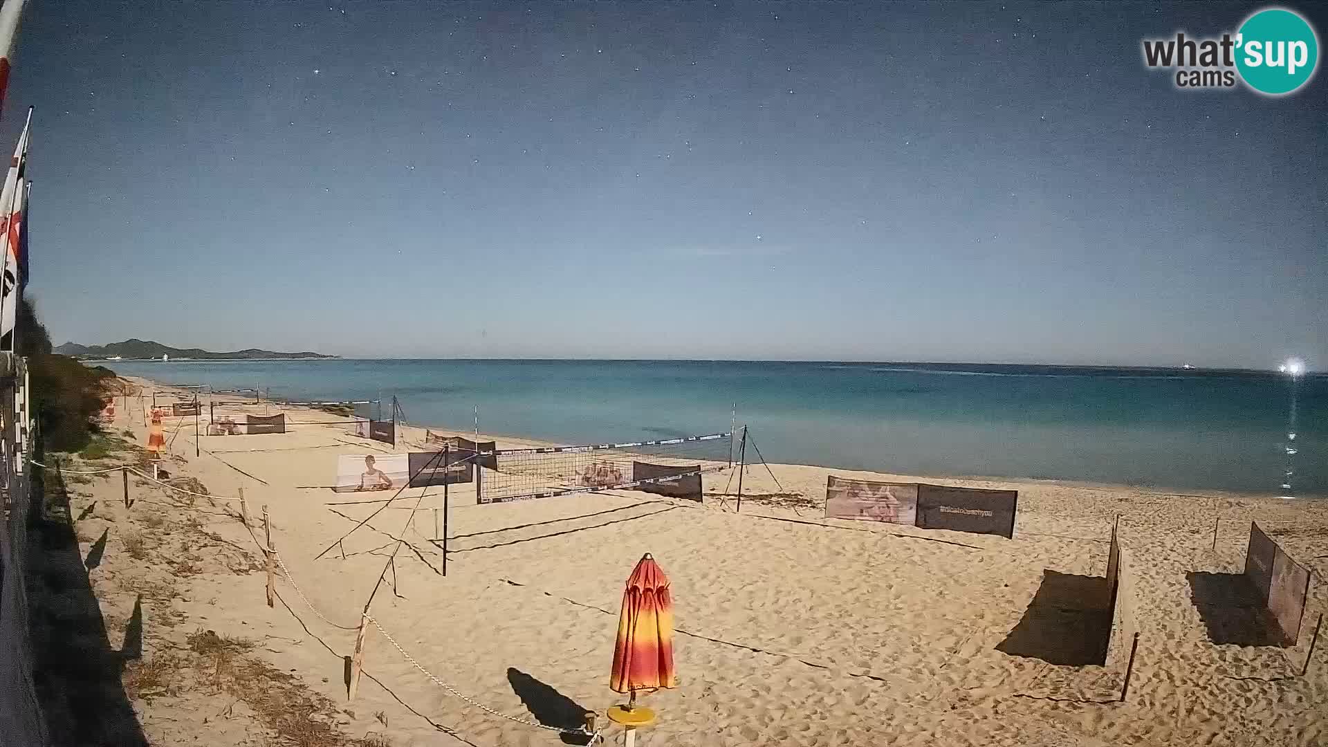 Webcam Piscina Rei – Vista live da Costa Rei, Muravera
