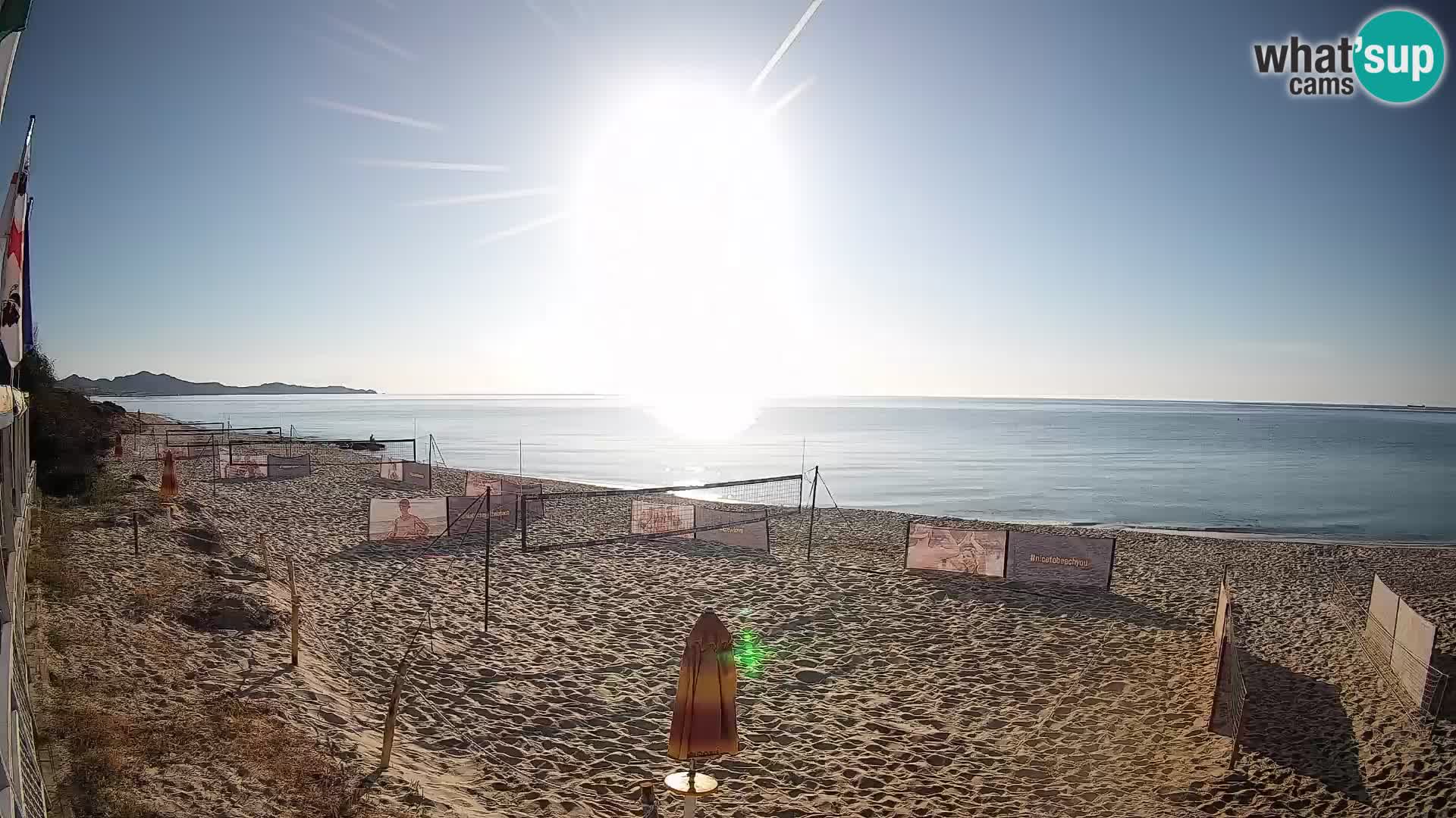 Webcam Piscina Rei – Vista live da Costa Rei, Muravera