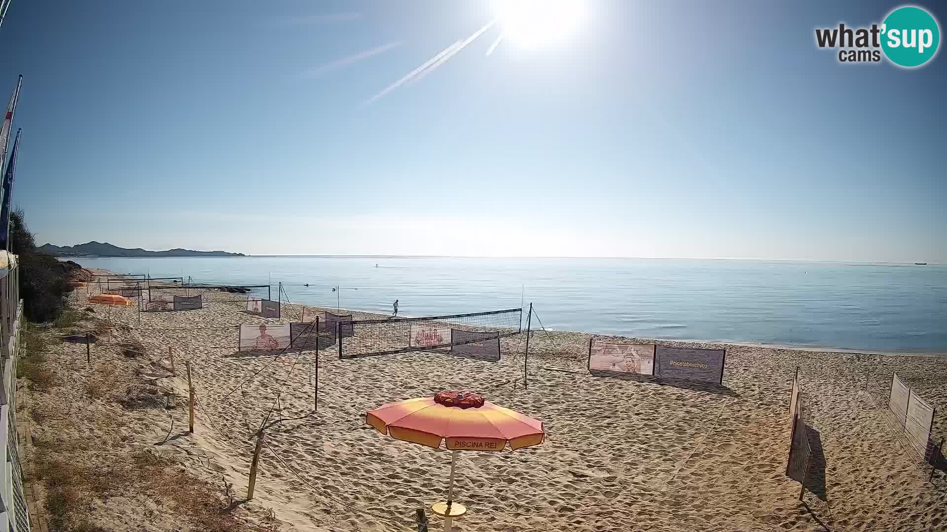 Webcam Piscina Rei – Vista live da Costa Rei, Muravera