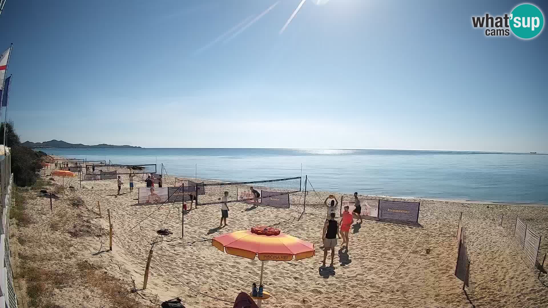 Spletna kamera Piscina Rei – Pogled v živo iz Costa Rei, Muravera