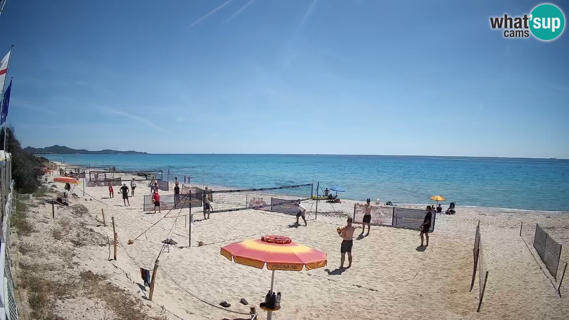 Webcam Piscina Rei – Vista en directo desde Costa Rei, Muravera