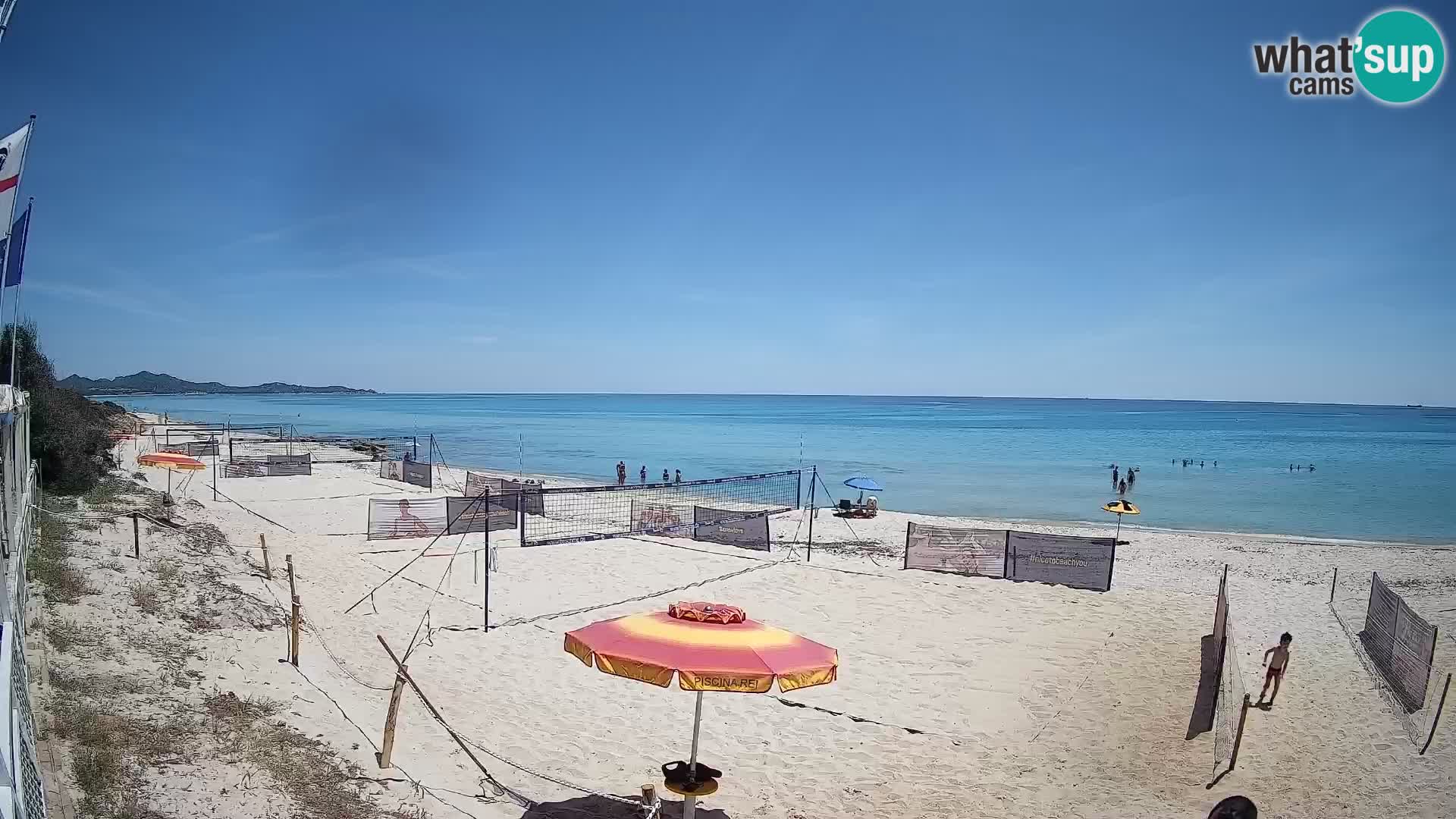 Webcam Piscina Rei – Vista en directo desde Costa Rei, Muravera