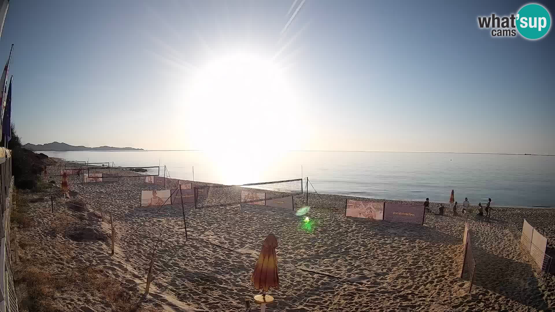 Webcam Piscina Rei – Vista live da Costa Rei, Muravera