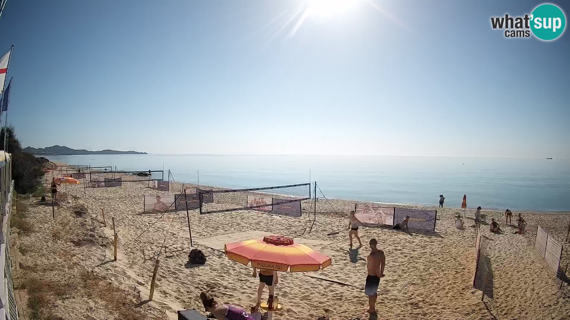 Webcam Piscina Rei – Vista en directo desde Costa Rei, Muravera