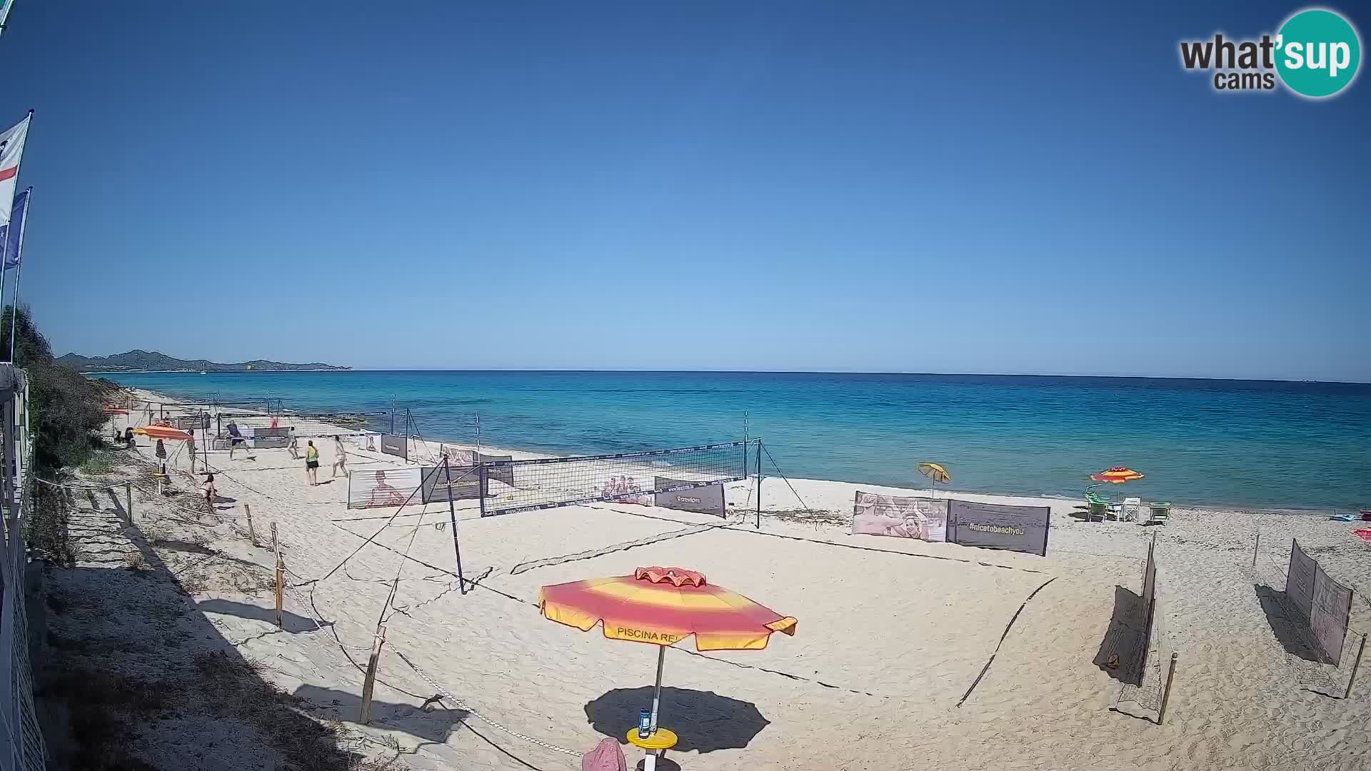Webcam Piscina Rei – Vue en direct depuis Costa Rei, Muravera