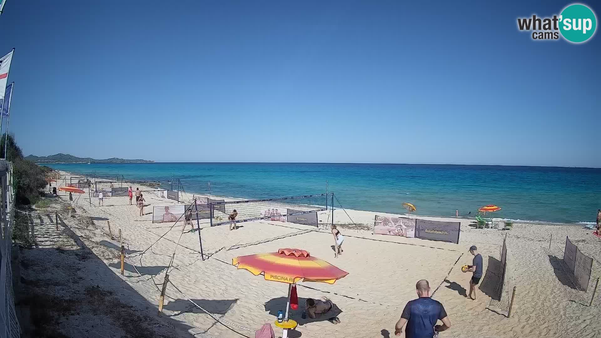 Web kamera Piscina Rei – Pogled uživo iz Costa Rei, Muravera