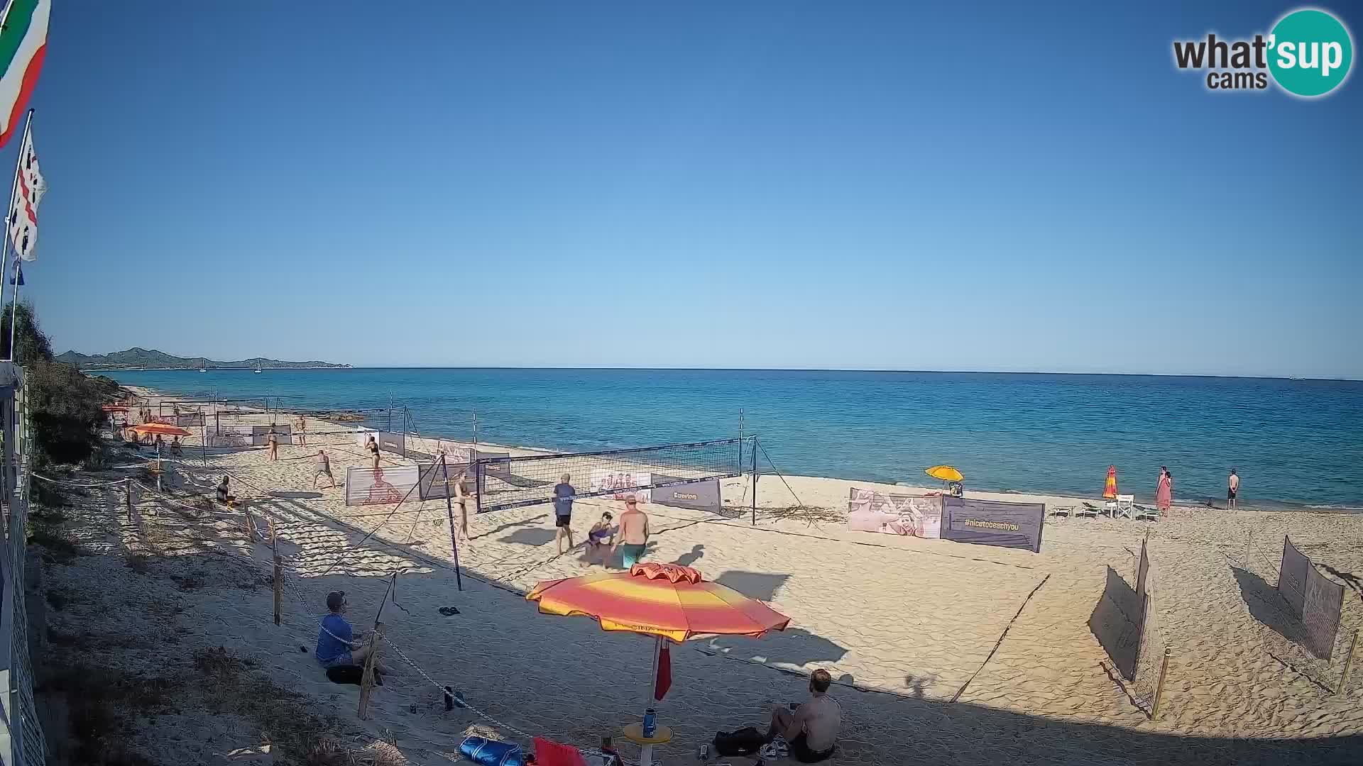 Spletna kamera Piscina Rei – Pogled v živo iz Costa Rei, Muravera