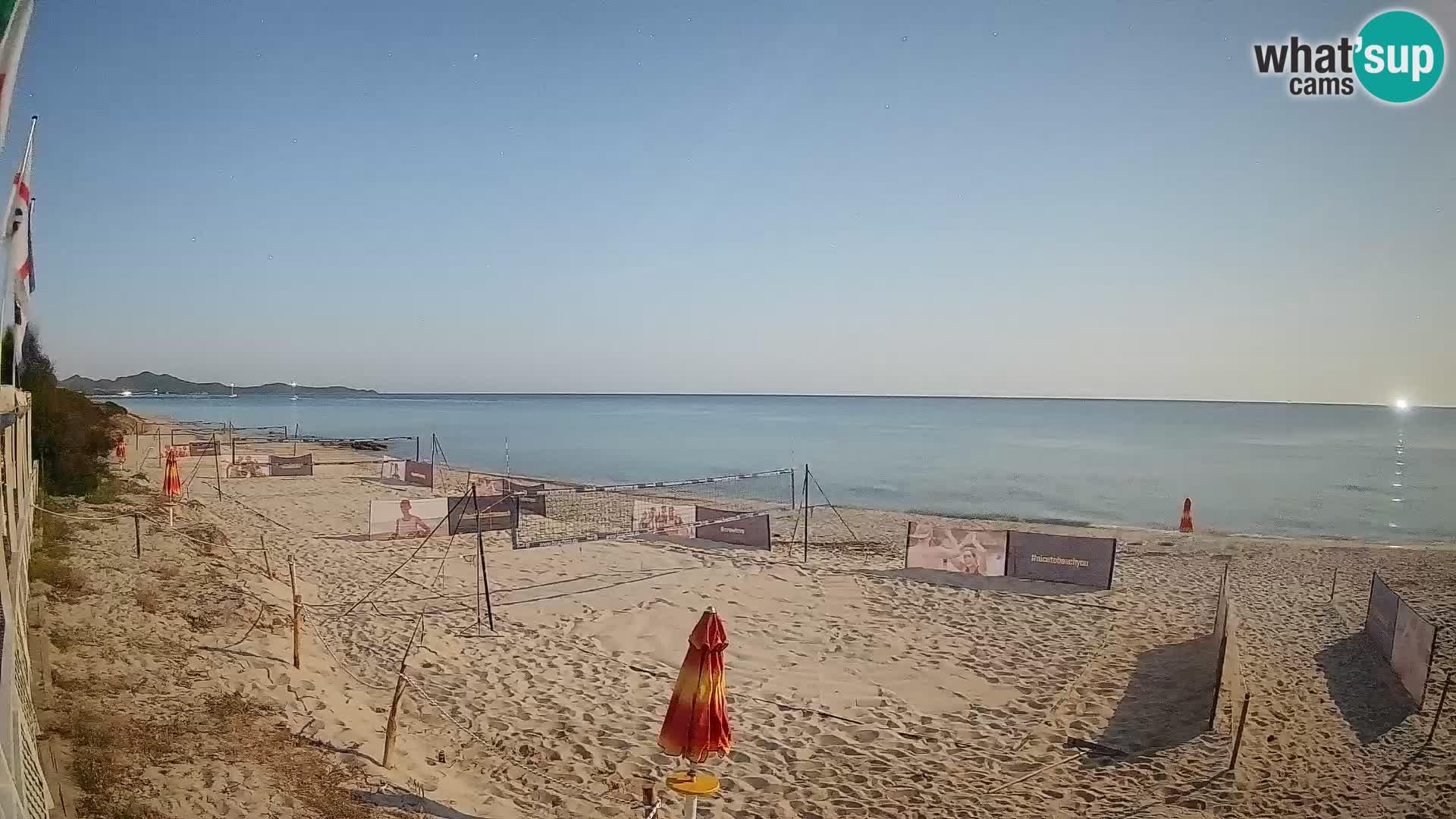 Webcam Piscina Rei – Vista live da Costa Rei, Muravera