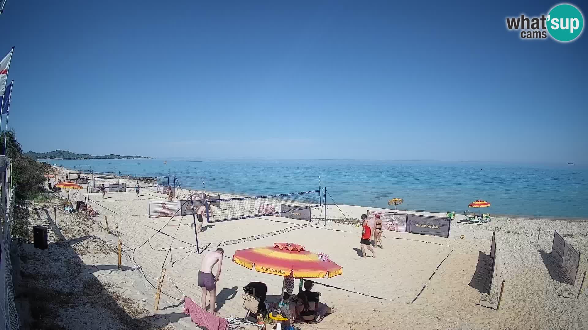 Webcam Piscina Rei – Vista en directo desde Costa Rei, Muravera