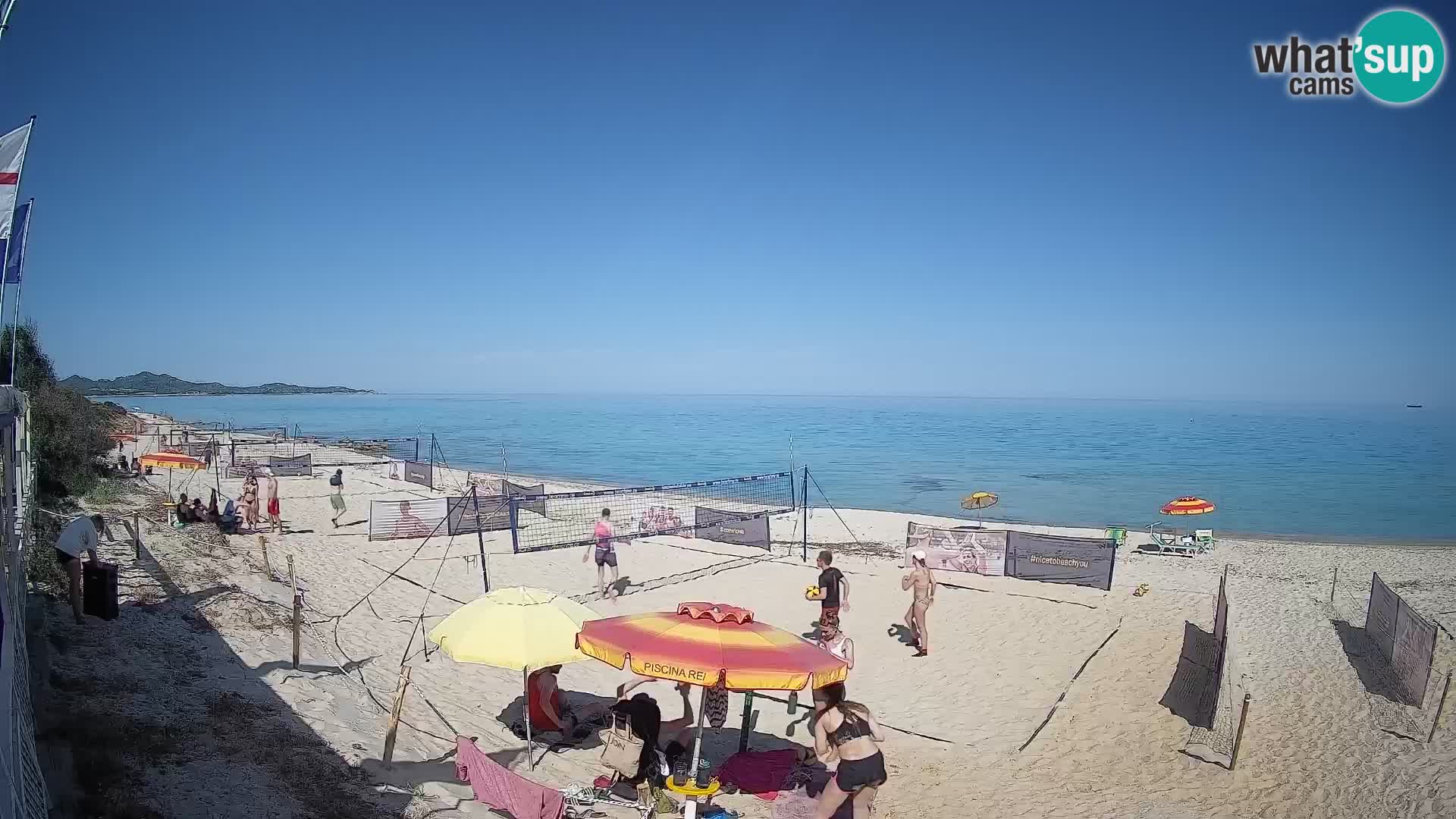 Webcam Piscina Rei – Vista en directo desde Costa Rei, Muravera