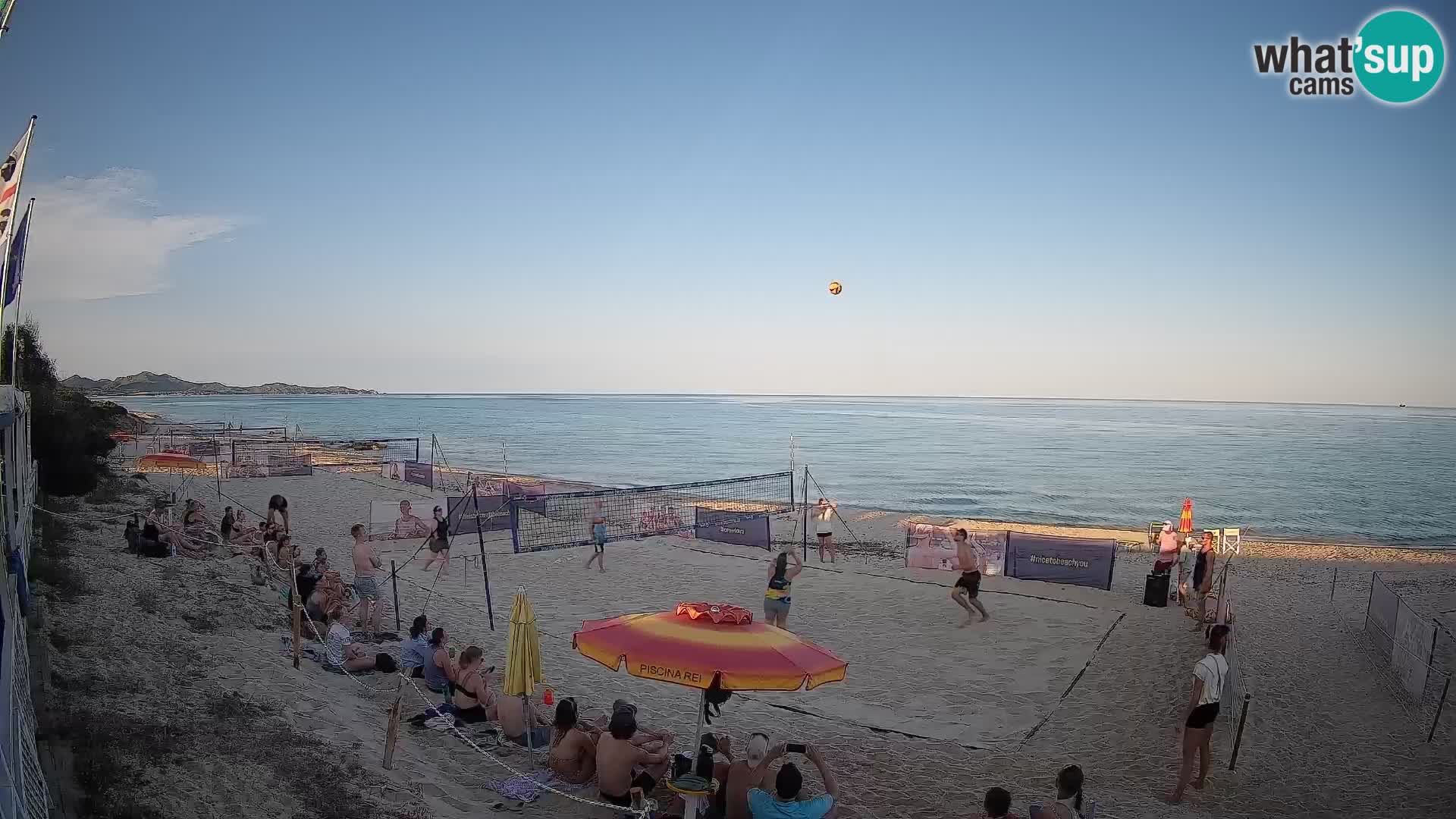 Webcam Piscina Rei – Vista live da Costa Rei, Muravera
