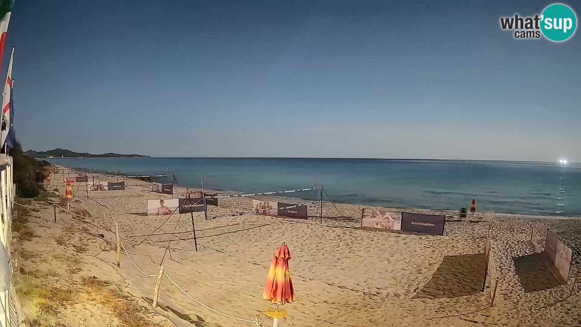 Webcam Piscina Rei – Vista live da Costa Rei, Muravera