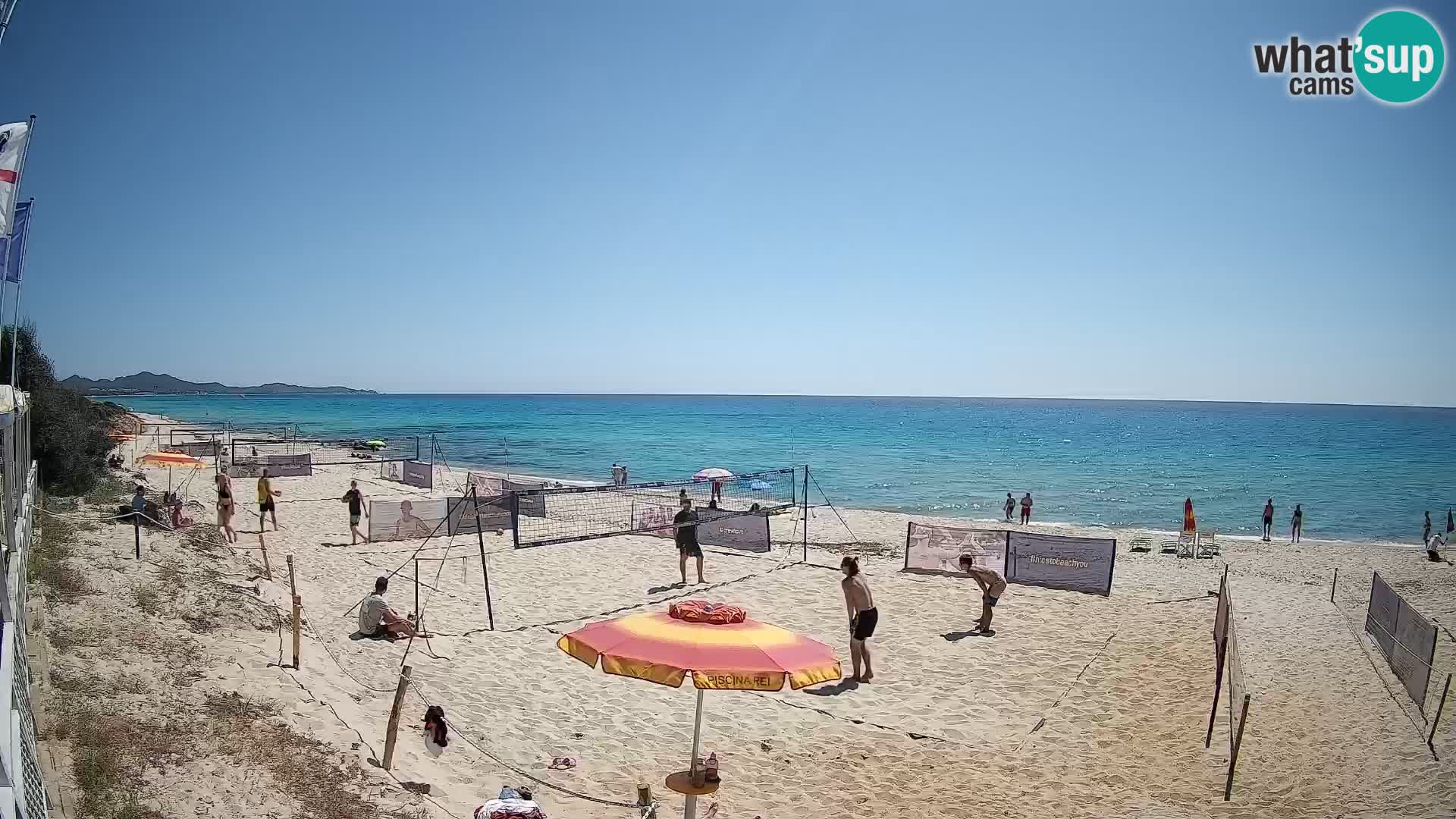Spletna kamera Piscina Rei – Pogled v živo iz Costa Rei, Muravera