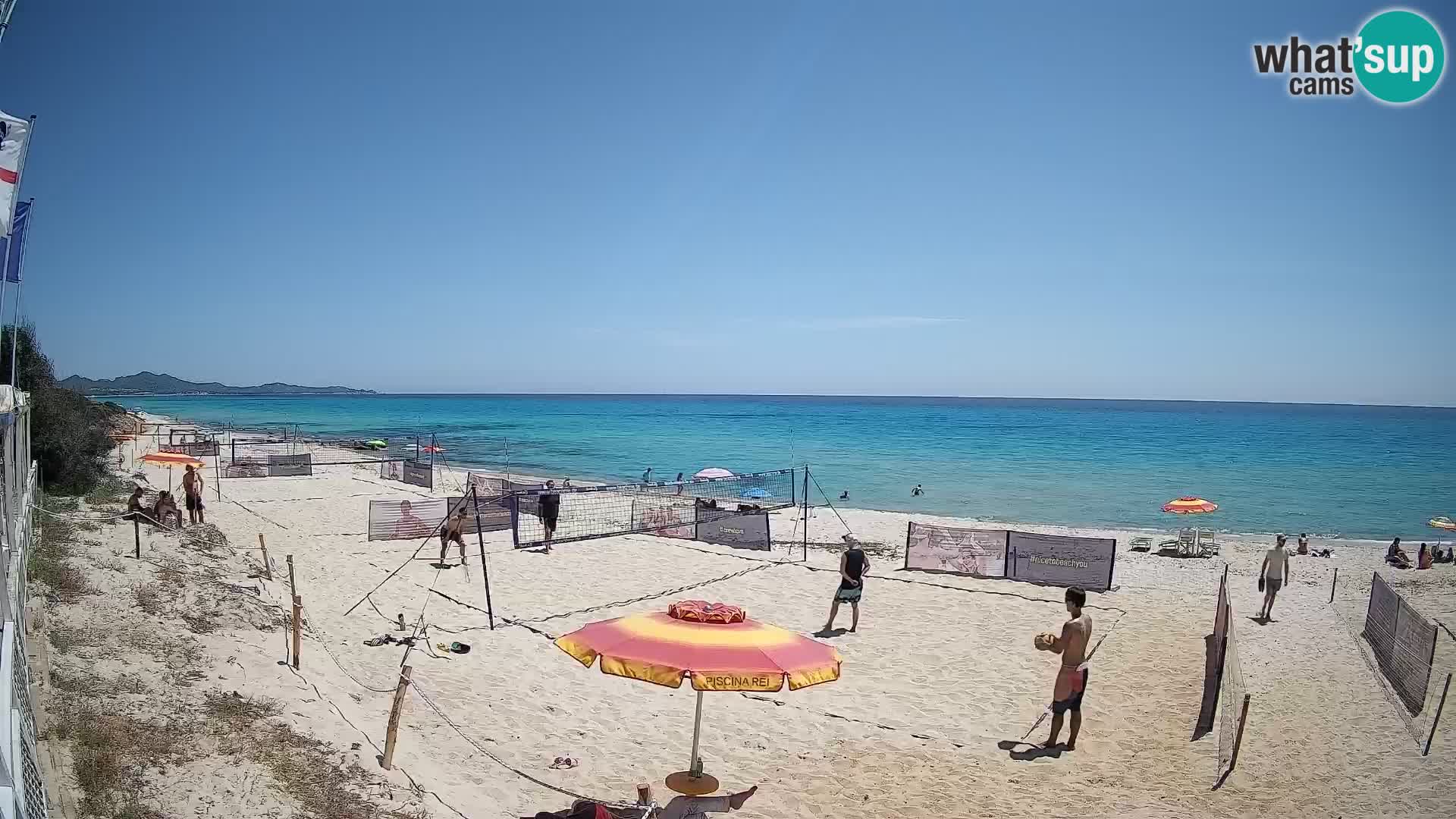 Webcam Piscina Rei – Vue en direct depuis Costa Rei, Muravera