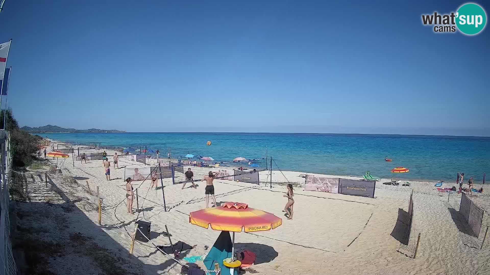 Webcam Piscina Rei – Vista live da Costa Rei, Muravera