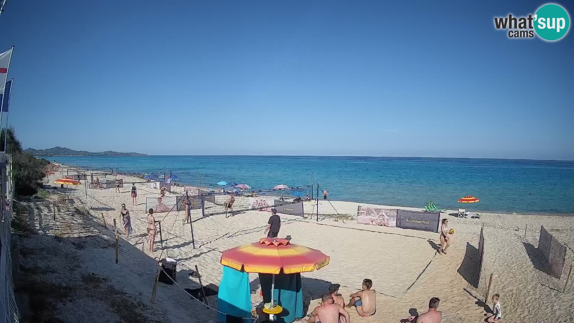 Webcam Piscina Rei – Vista en directo desde Costa Rei, Muravera