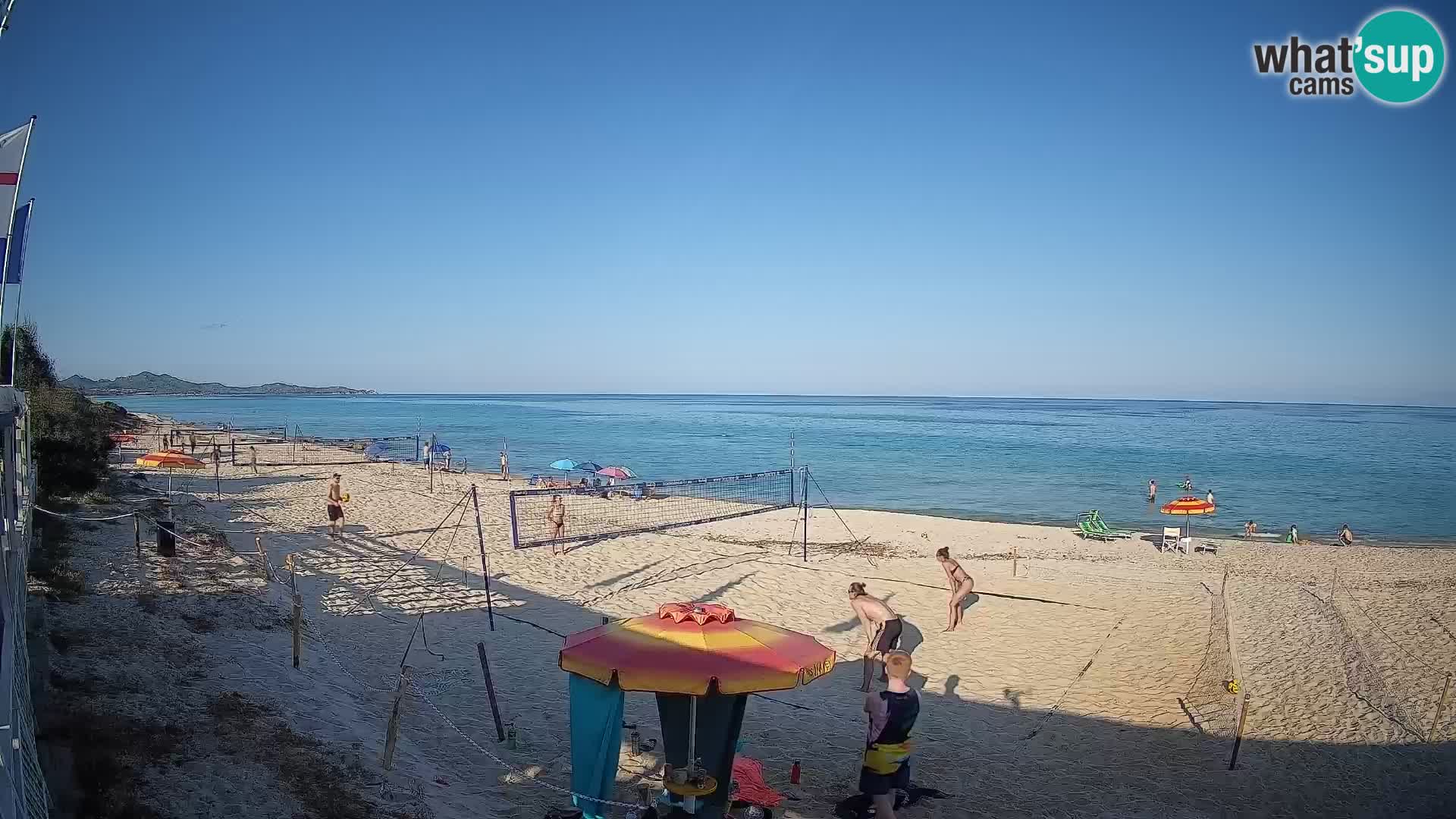 Webcam Piscina Rei – Vista en directo desde Costa Rei, Muravera