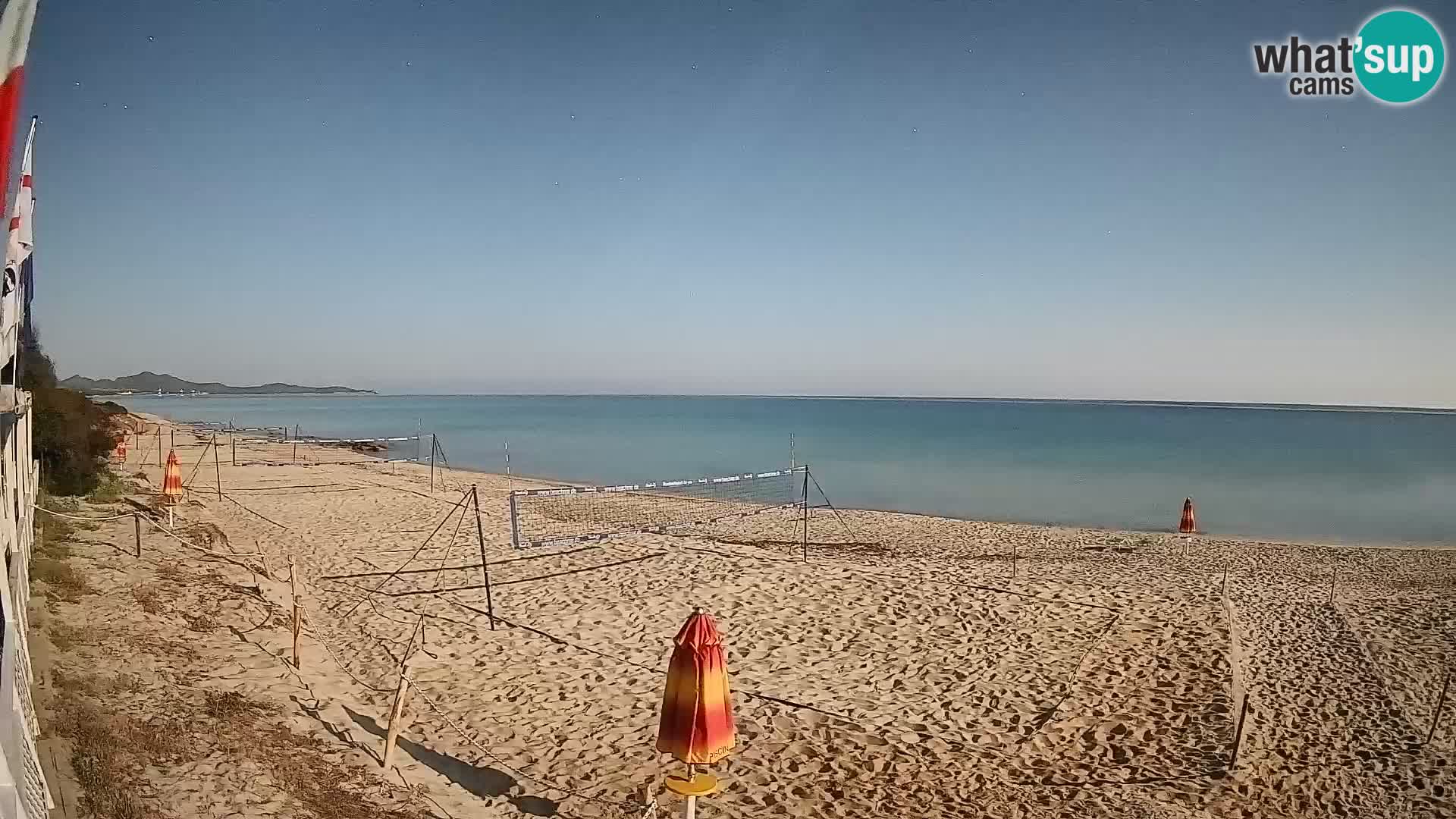 Webcam Piscina Rei – Vista live da Costa Rei, Muravera