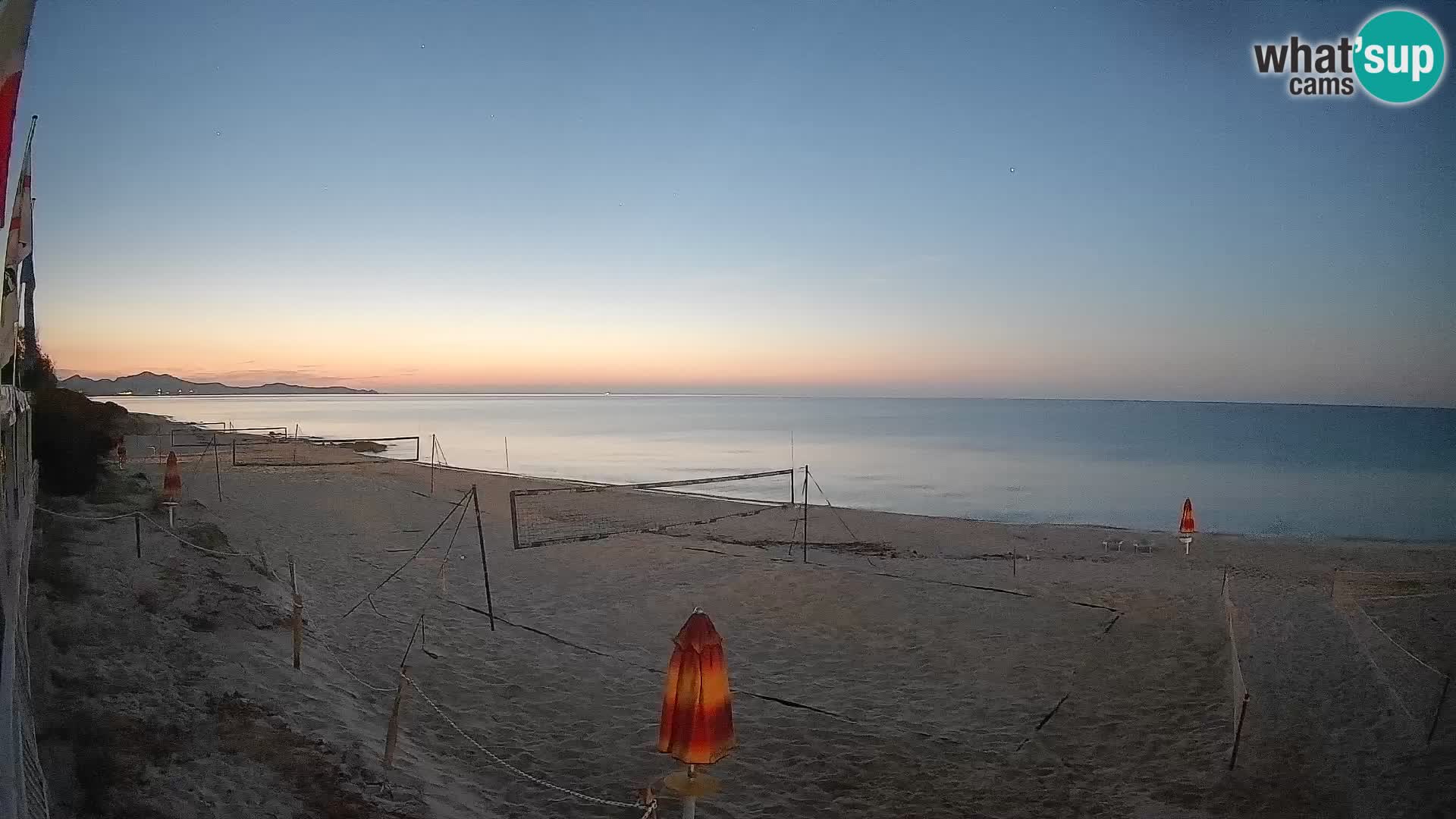 Webcam Piscina Rei – Vista live da Costa Rei, Muravera