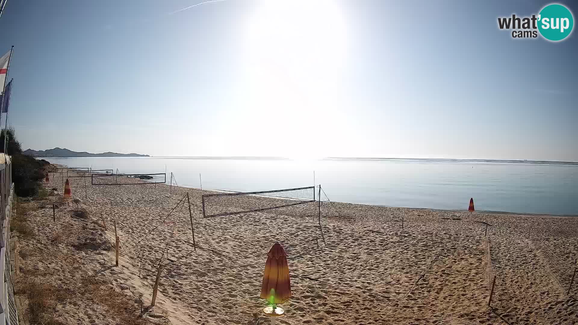 Webcam Piscina Rei – Vista live da Costa Rei, Muravera