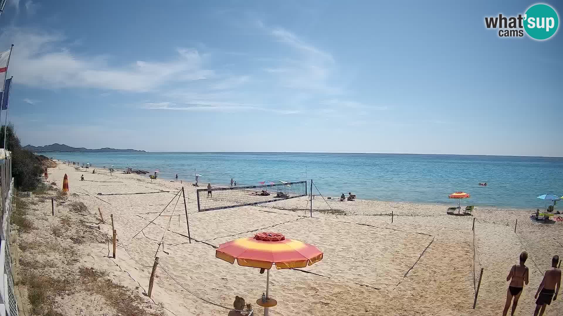Webcam Piscina Rei – Vista live da Costa Rei, Muravera