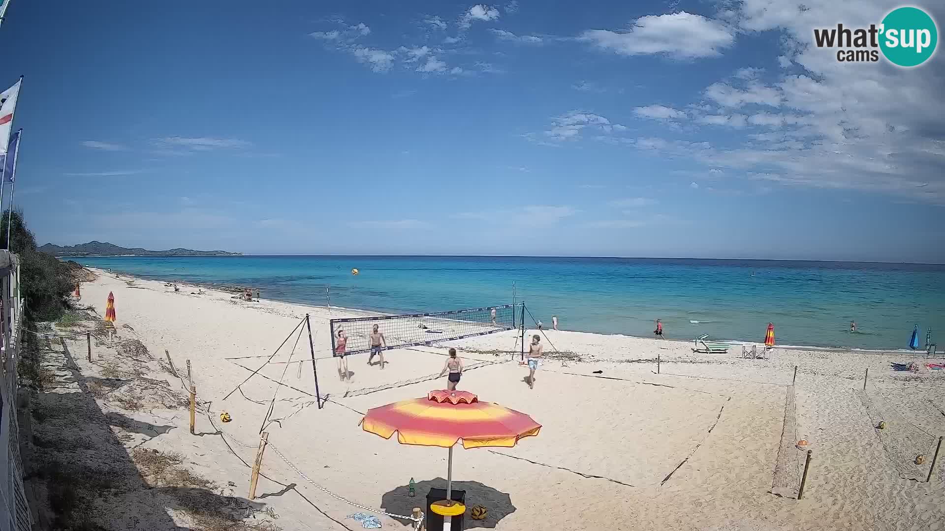 Spletna kamera Piscina Rei – Pogled v živo iz Costa Rei, Muravera