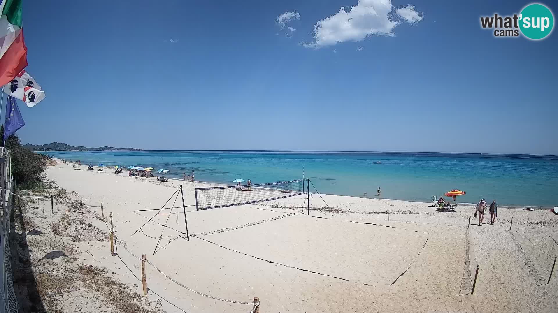 Web kamera Piscina Rei – Pogled uživo iz Costa Rei, Muravera